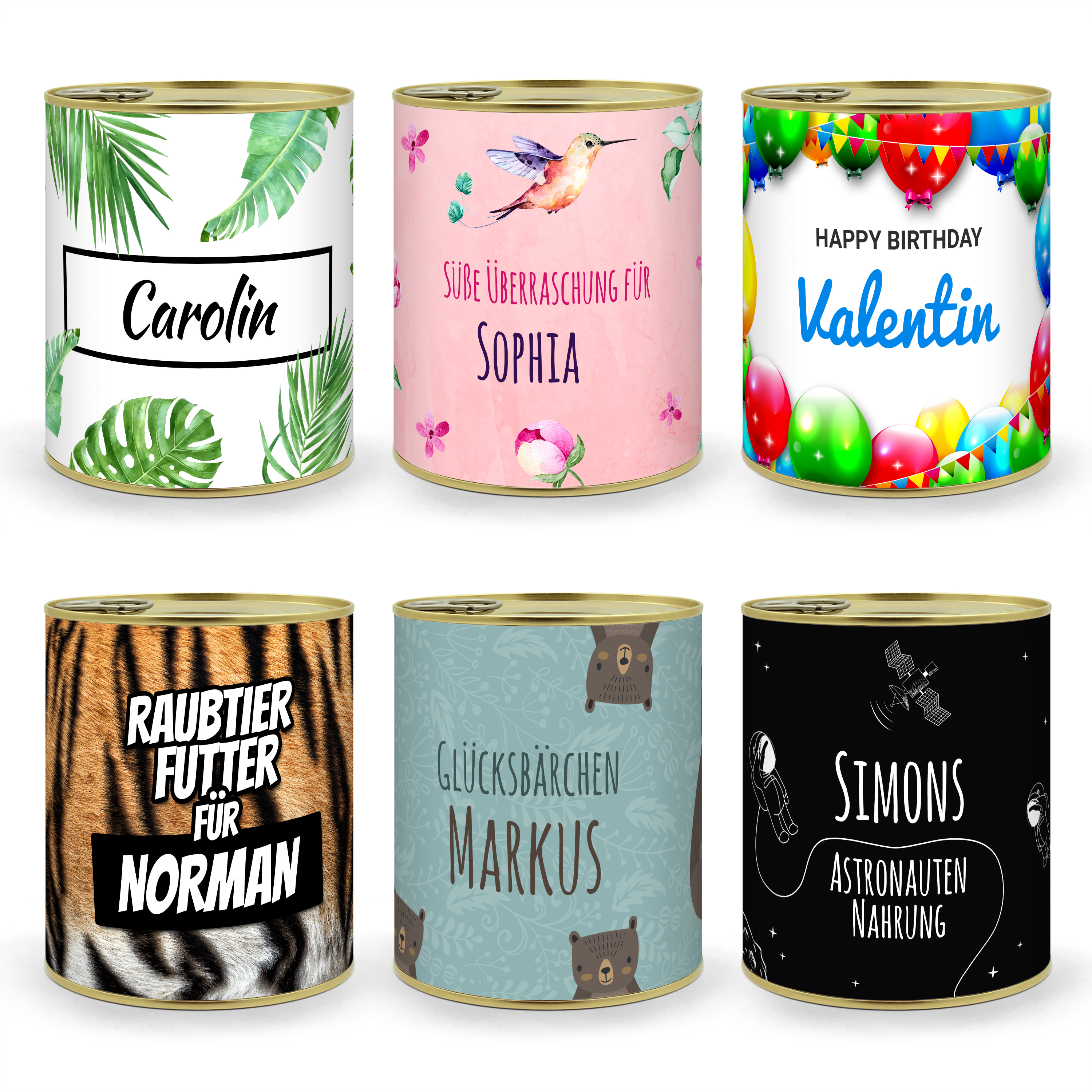 Konservendose Haribo Lakritz Schnecken 6