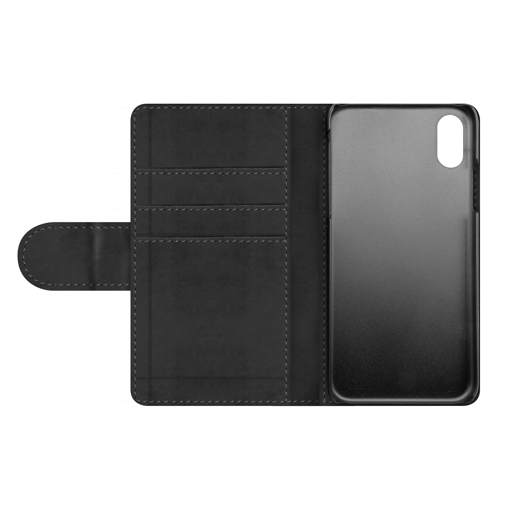 iPhone X Flipcase schwarz 3