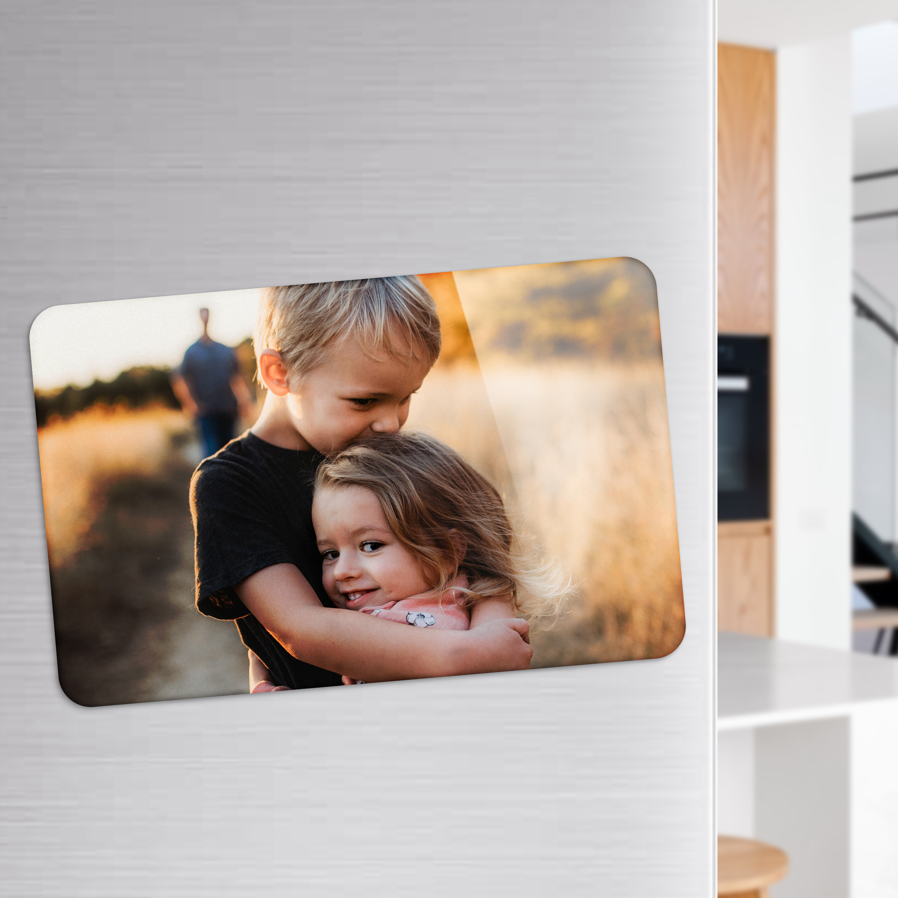 Fotomagnet "Acrylglas" Eckig 4