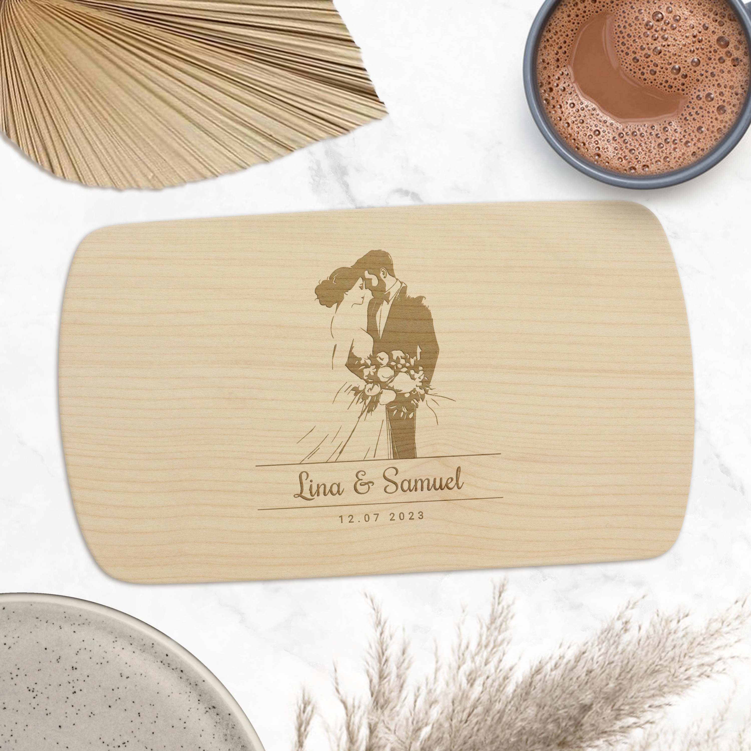 Holz-Frühstücksbrettchen Ahorn 7