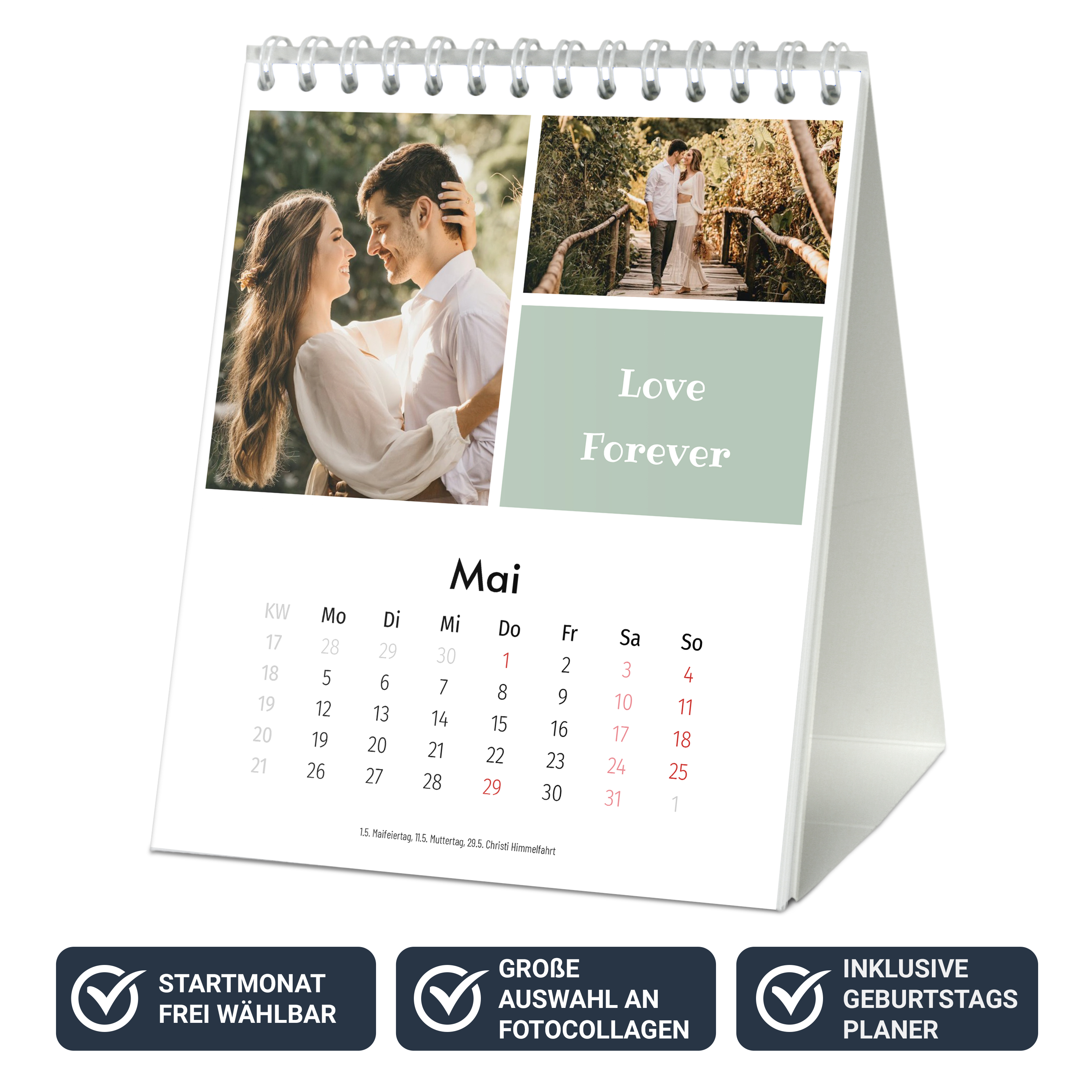 Tischkalender Kompakt - Standard 1