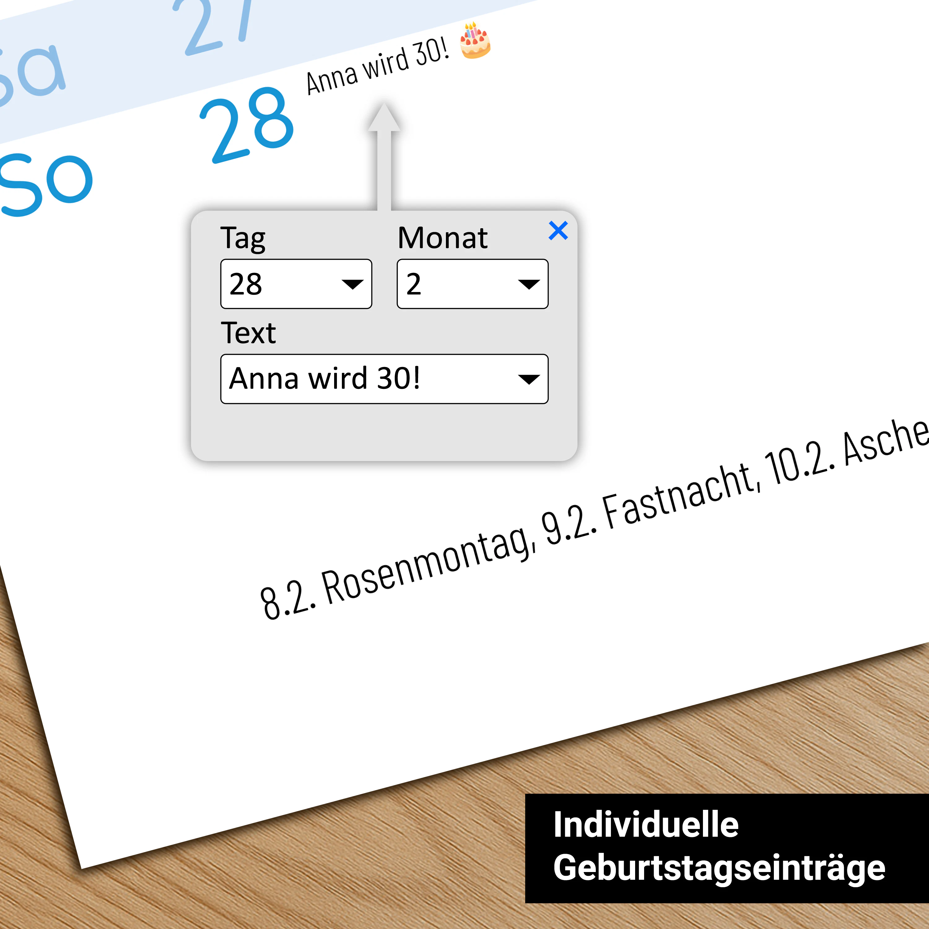 Küchenkalender - Standard 4