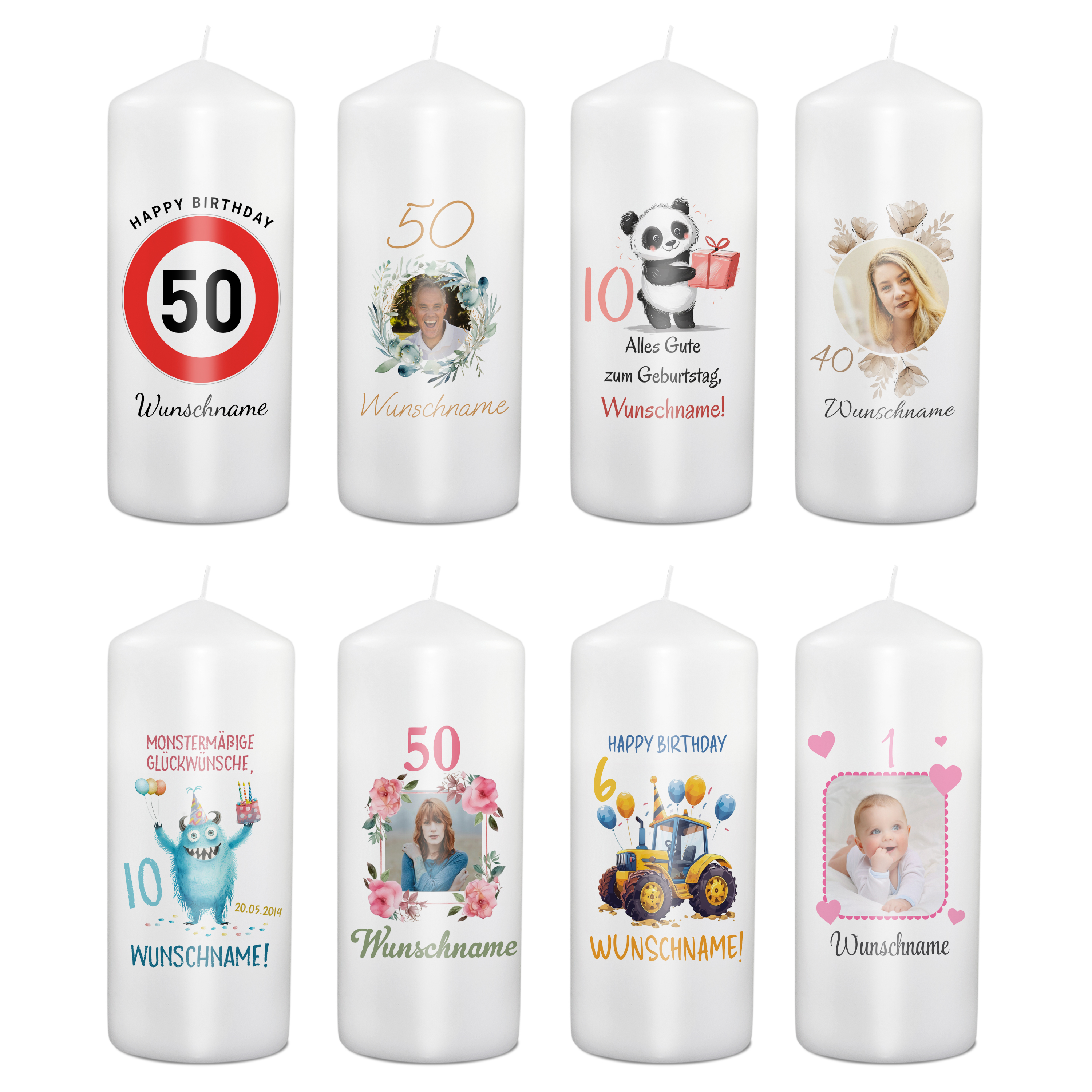 Geburtstagskerze 19 cm 5