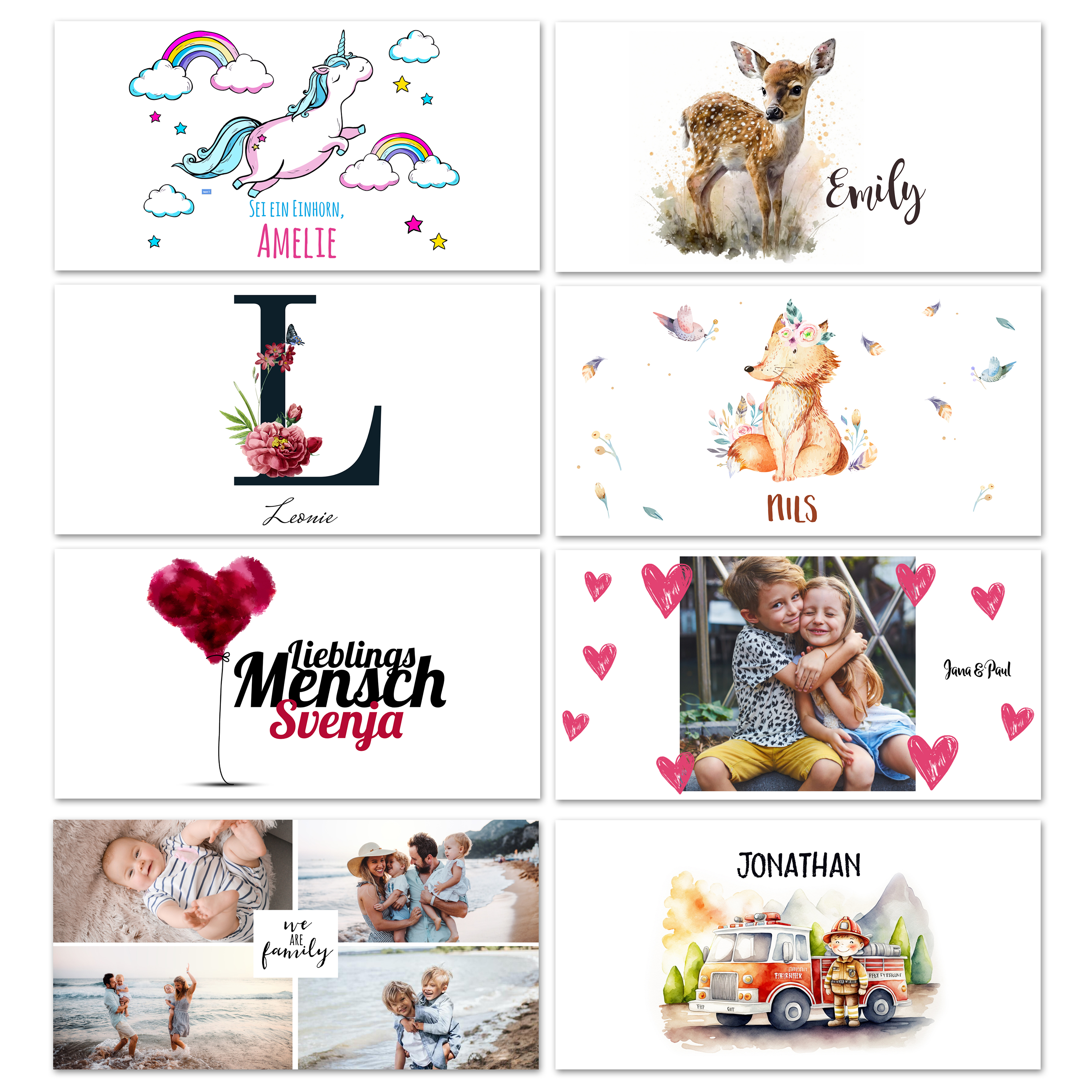 Kindertasse Beidseitig Weiß 3