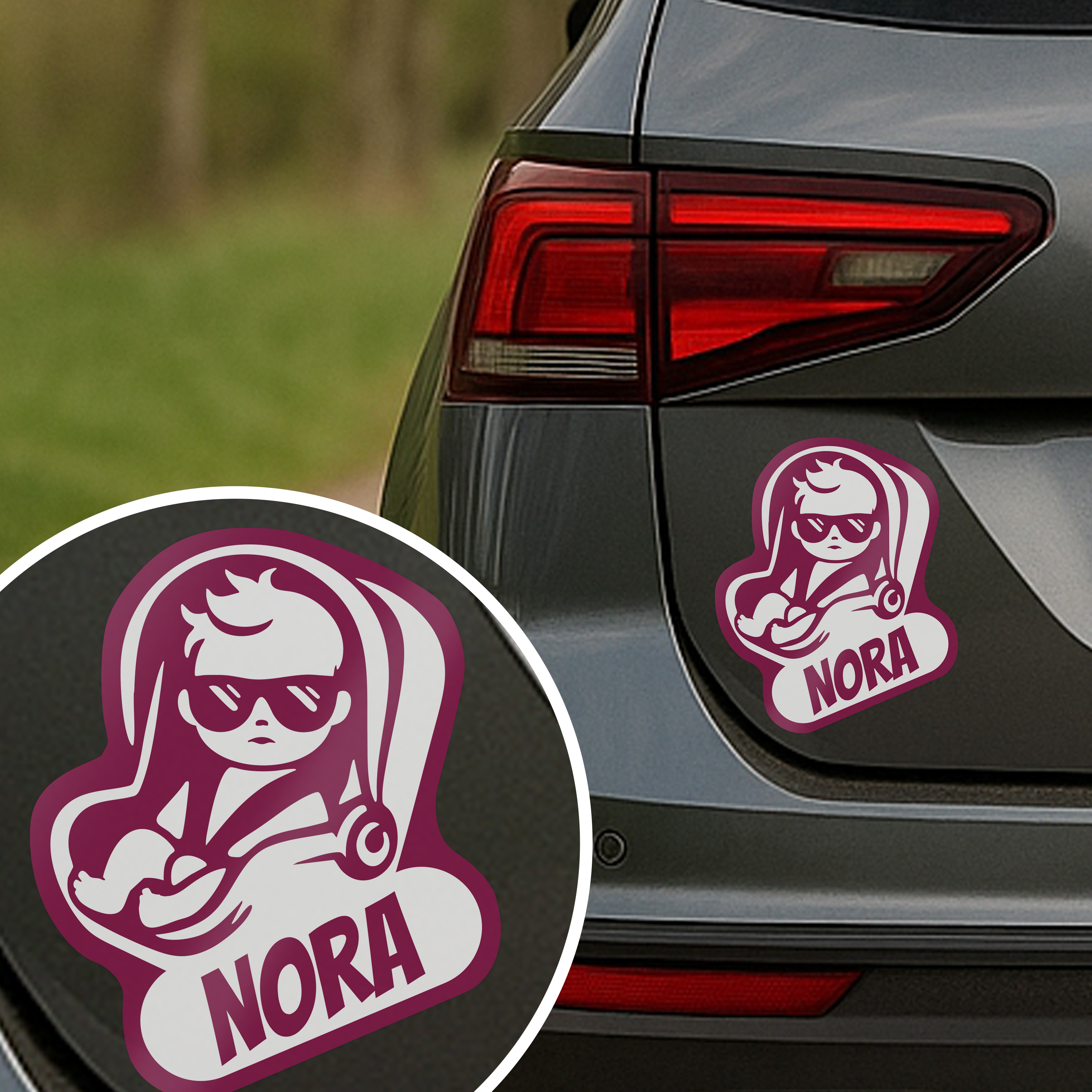 Aufkleber 10,5 cm x 7,4 cm (DIN A7) Basic Sticker 10