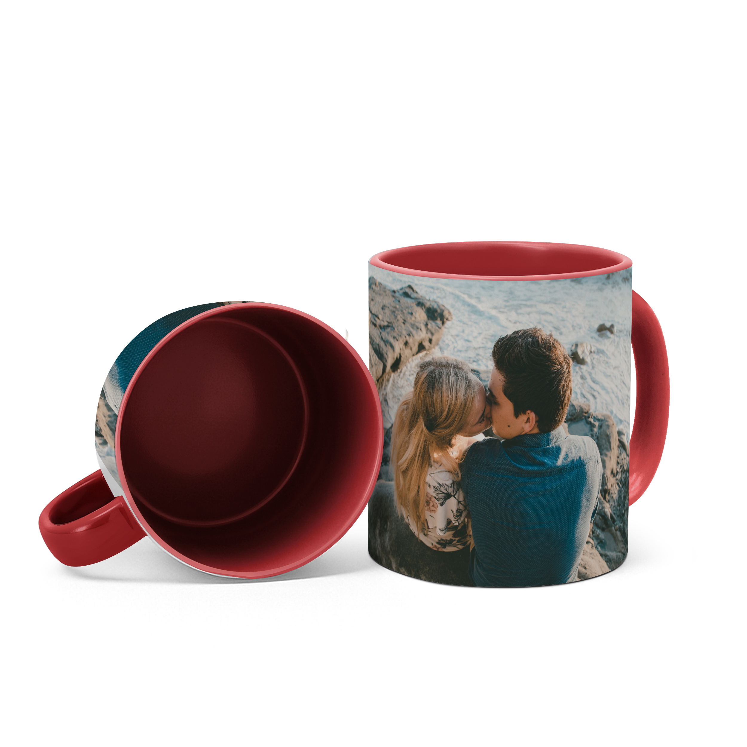 Zweifarbtasse Full-Size Rot 3