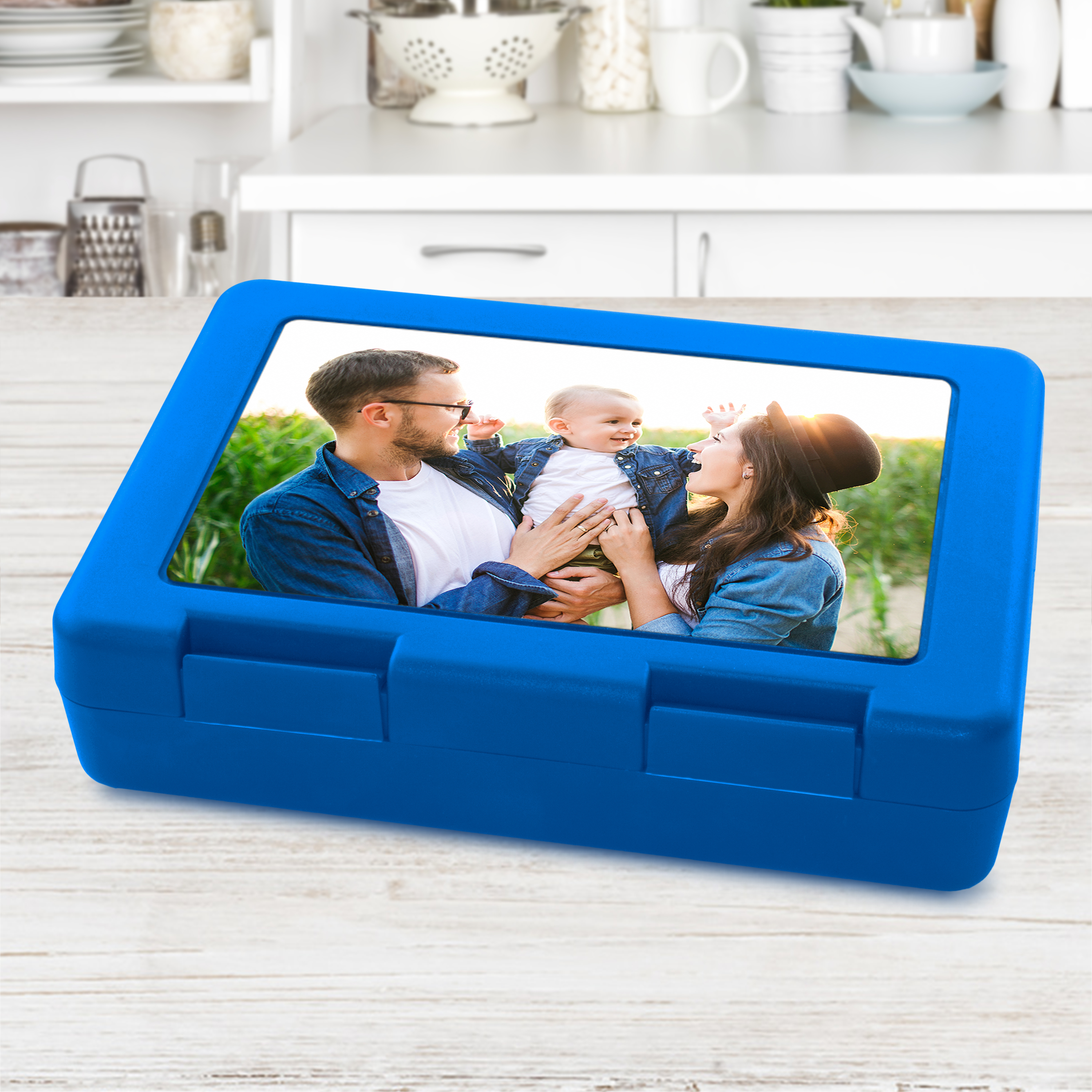 Brotdose Standard Blau 4