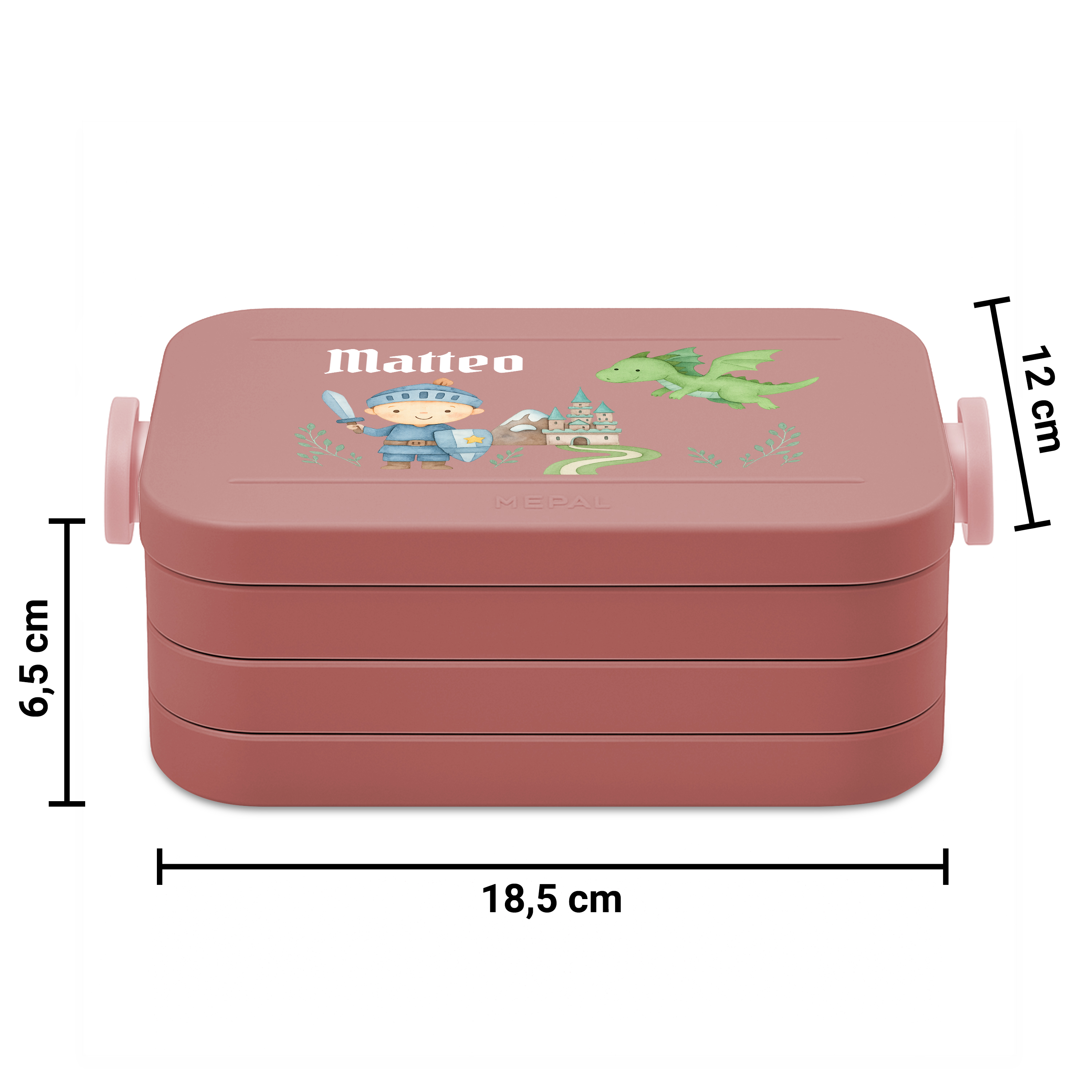 Mepal Lunchbox "Bento" Pastellrot 6