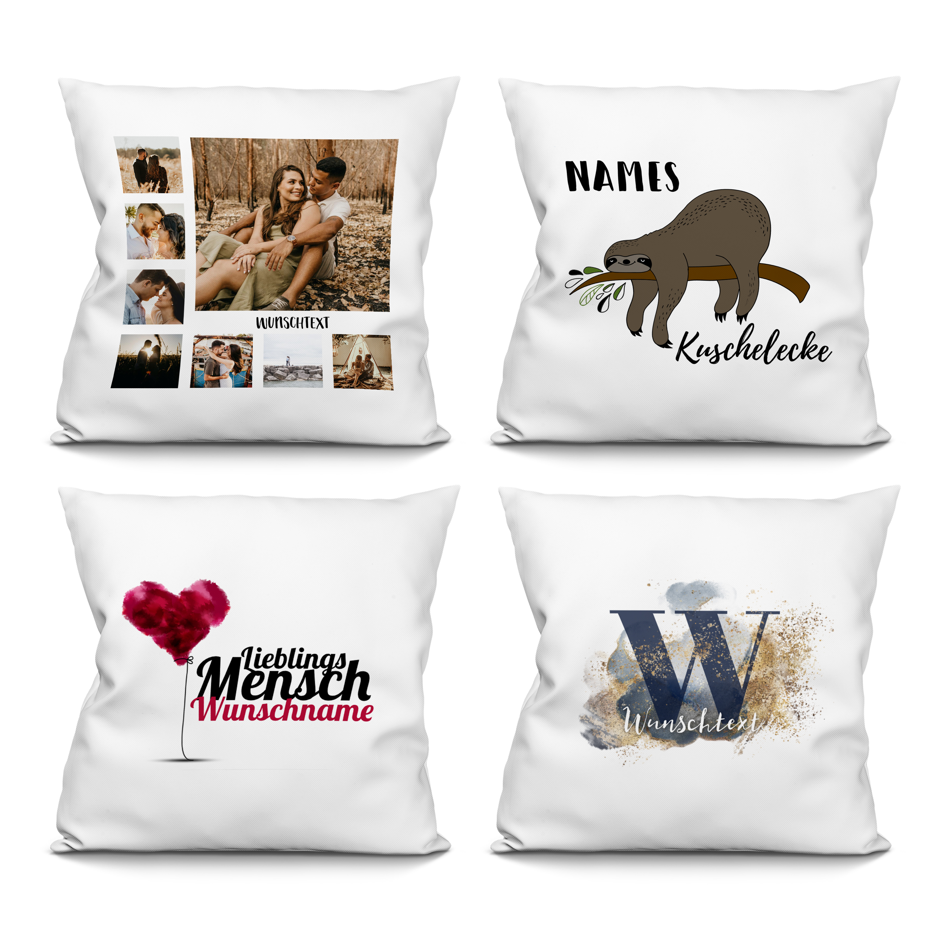 Fotokissen Naturweiß 3