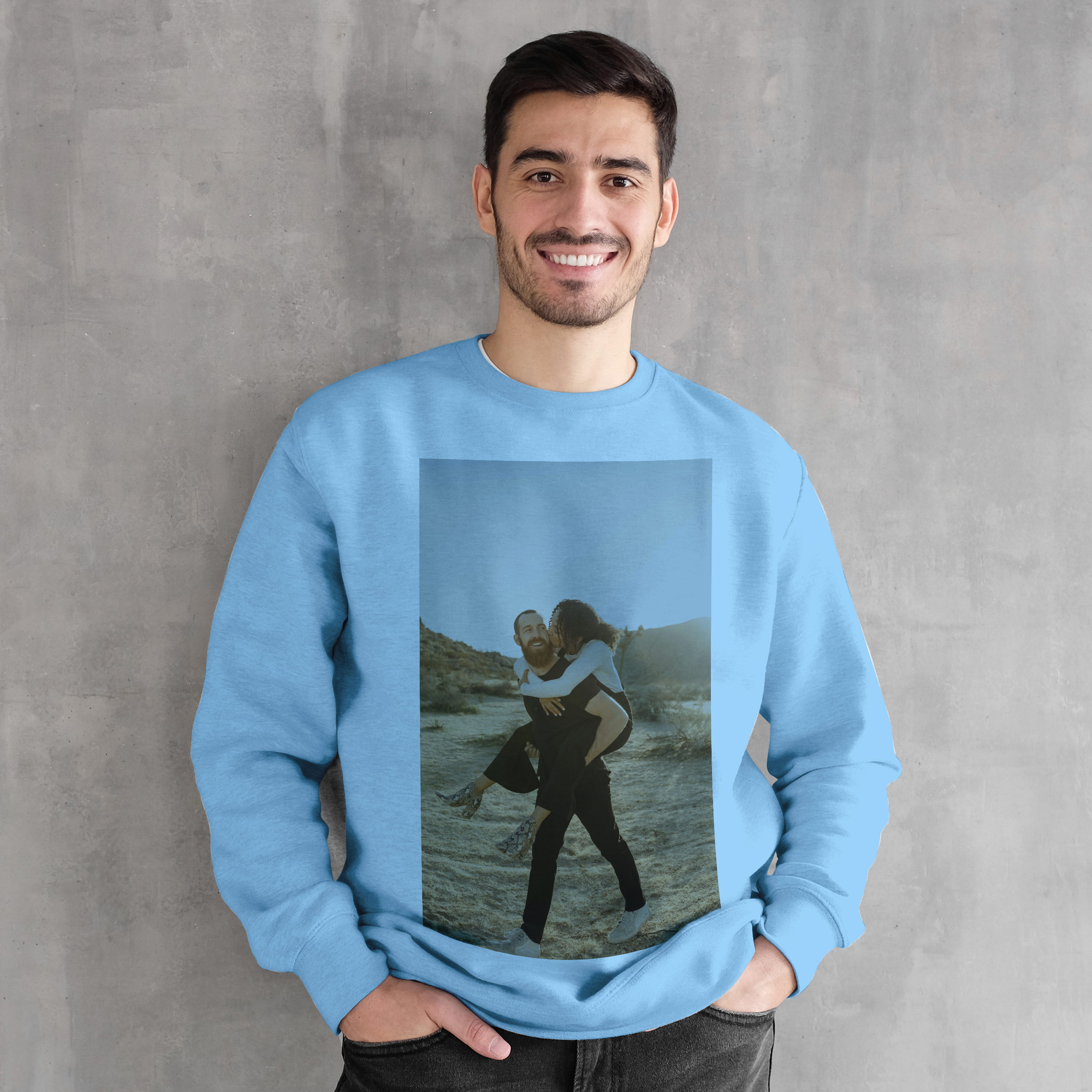Sweatshirt Hellblau 4