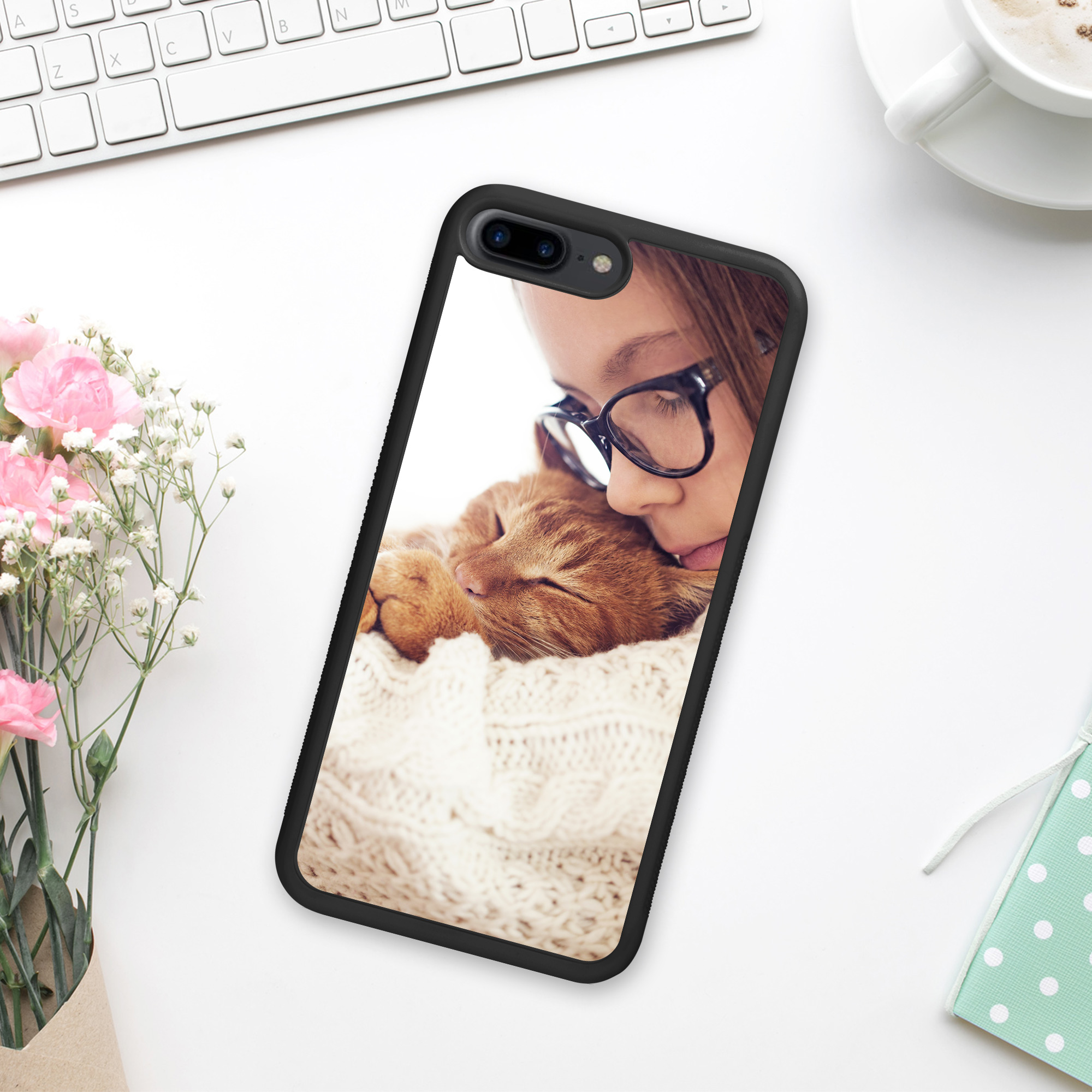 iPhone 7 Plus schwarz Softcase 2