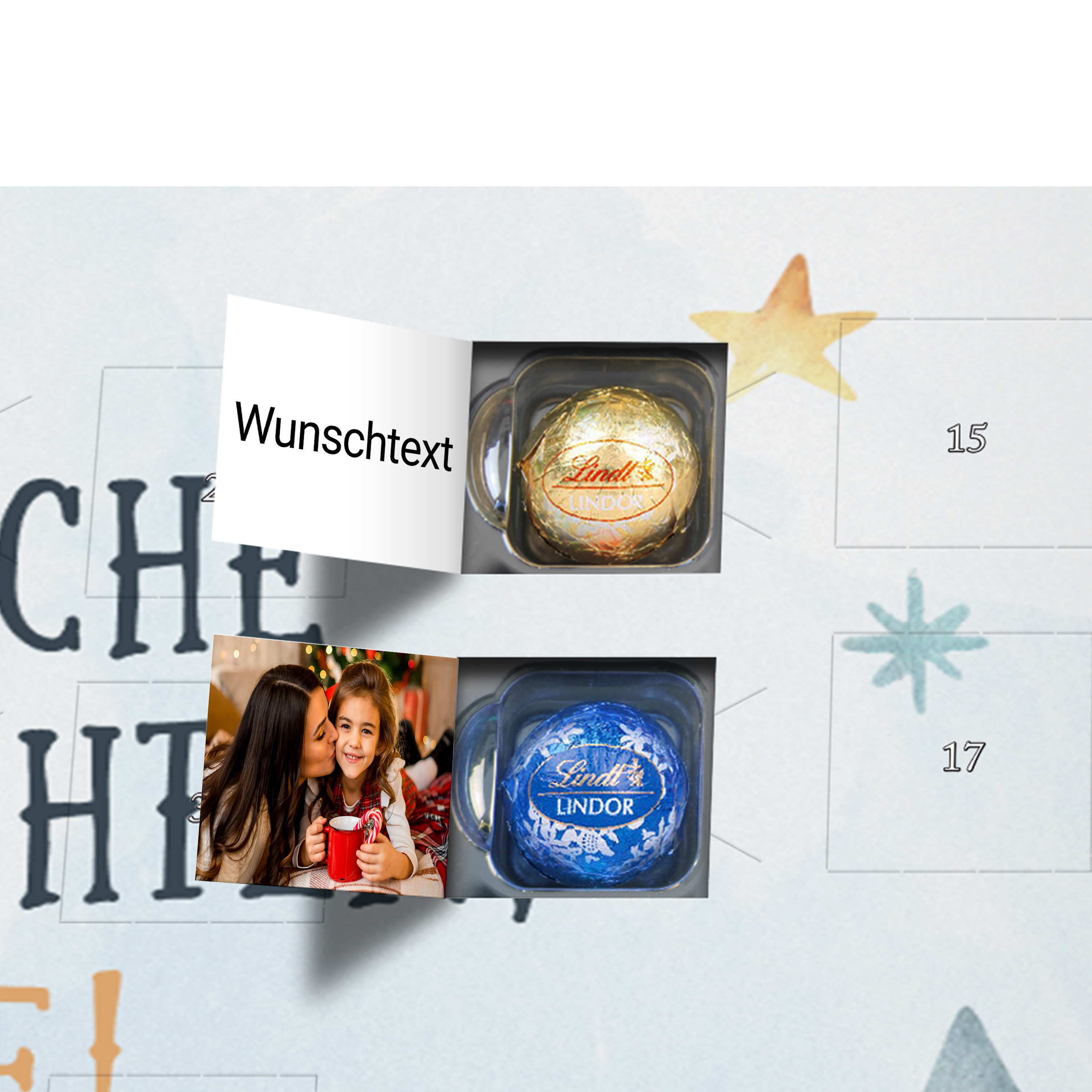 Namens-Adventskalender Lindt LINDOR 2