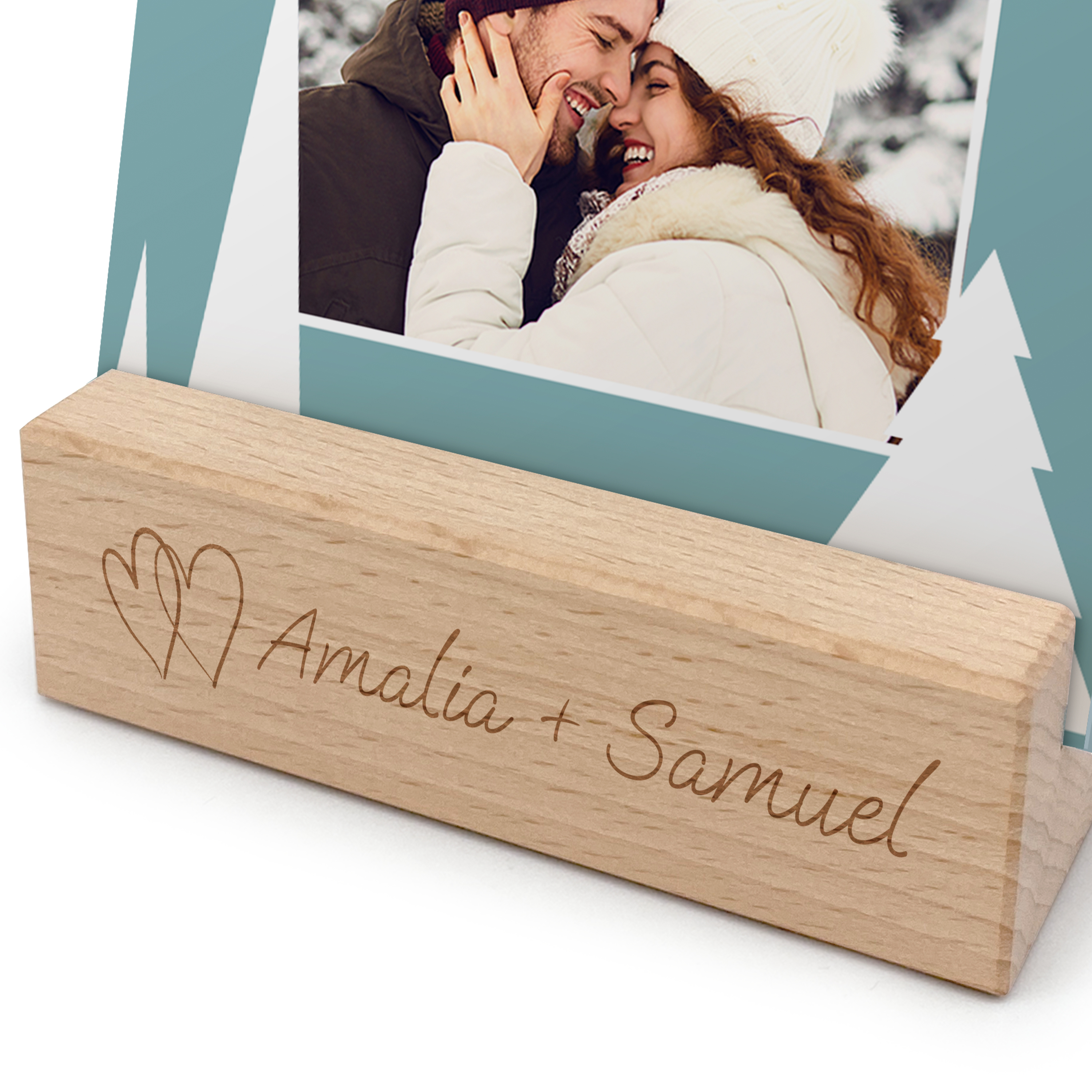 Adventskalender mit Holzaufsteller - Standard 3