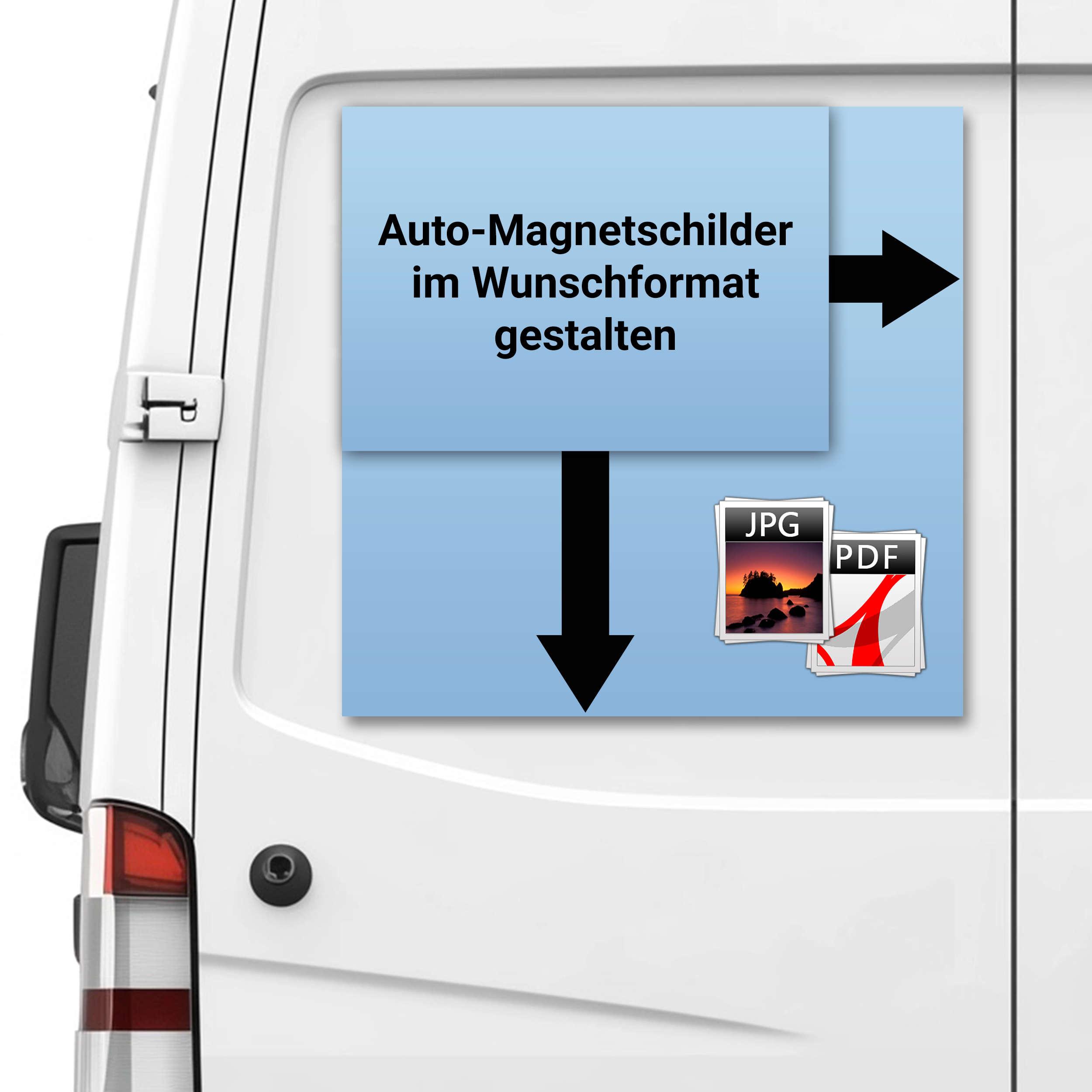 Auto-Magnetschilder - Standard 2