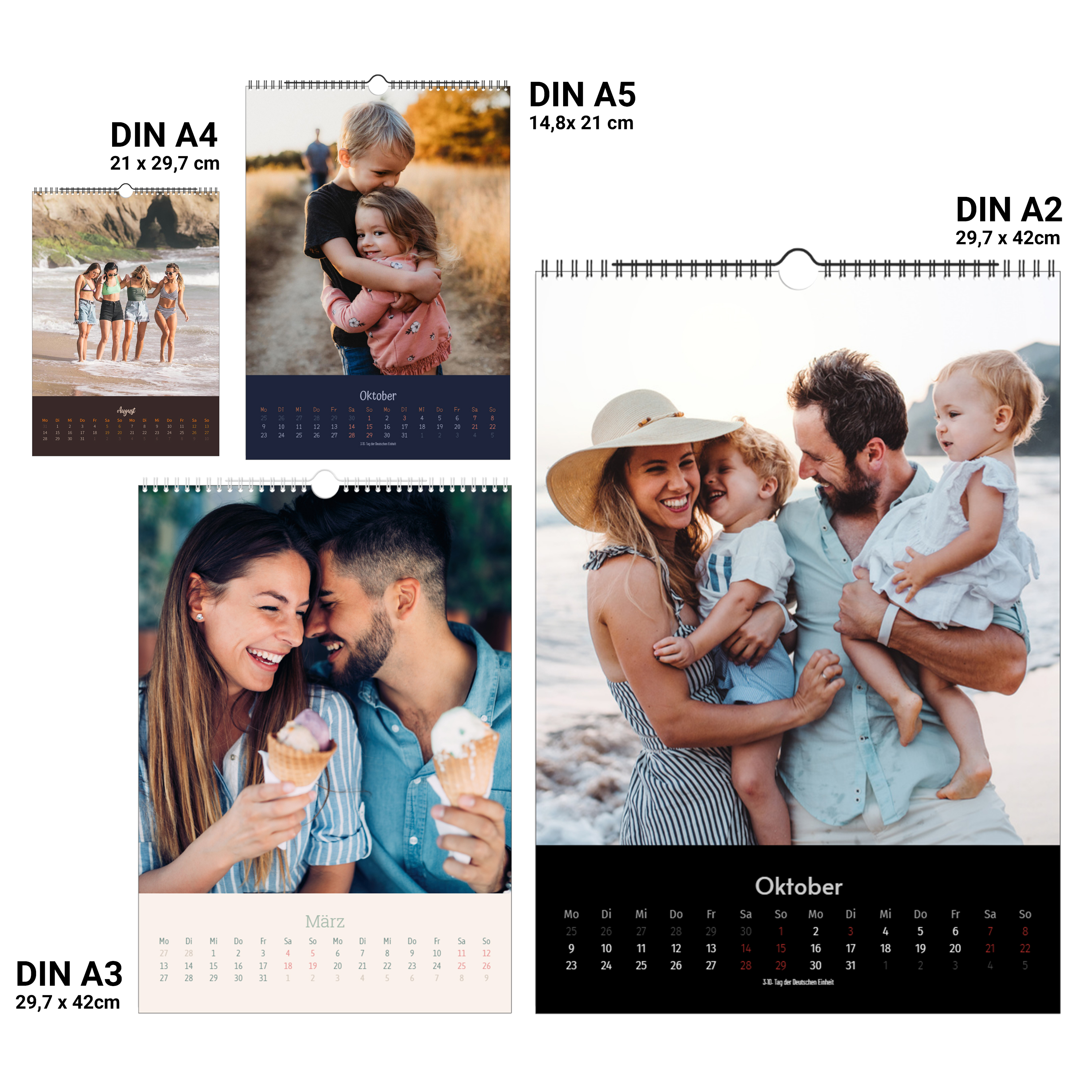 Wandkalender hoch DIN A3 4