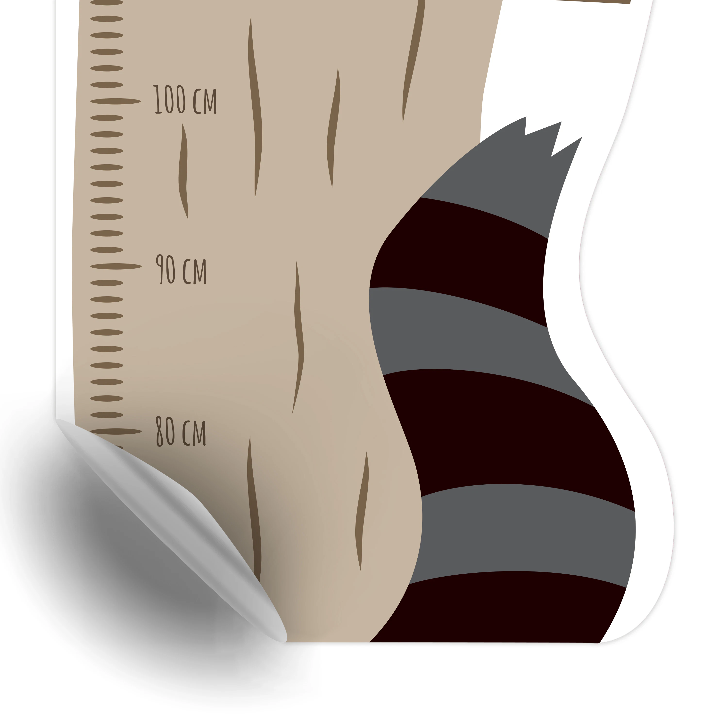 Kindermesslatte 40 cm Wandtattoo-Folie 2