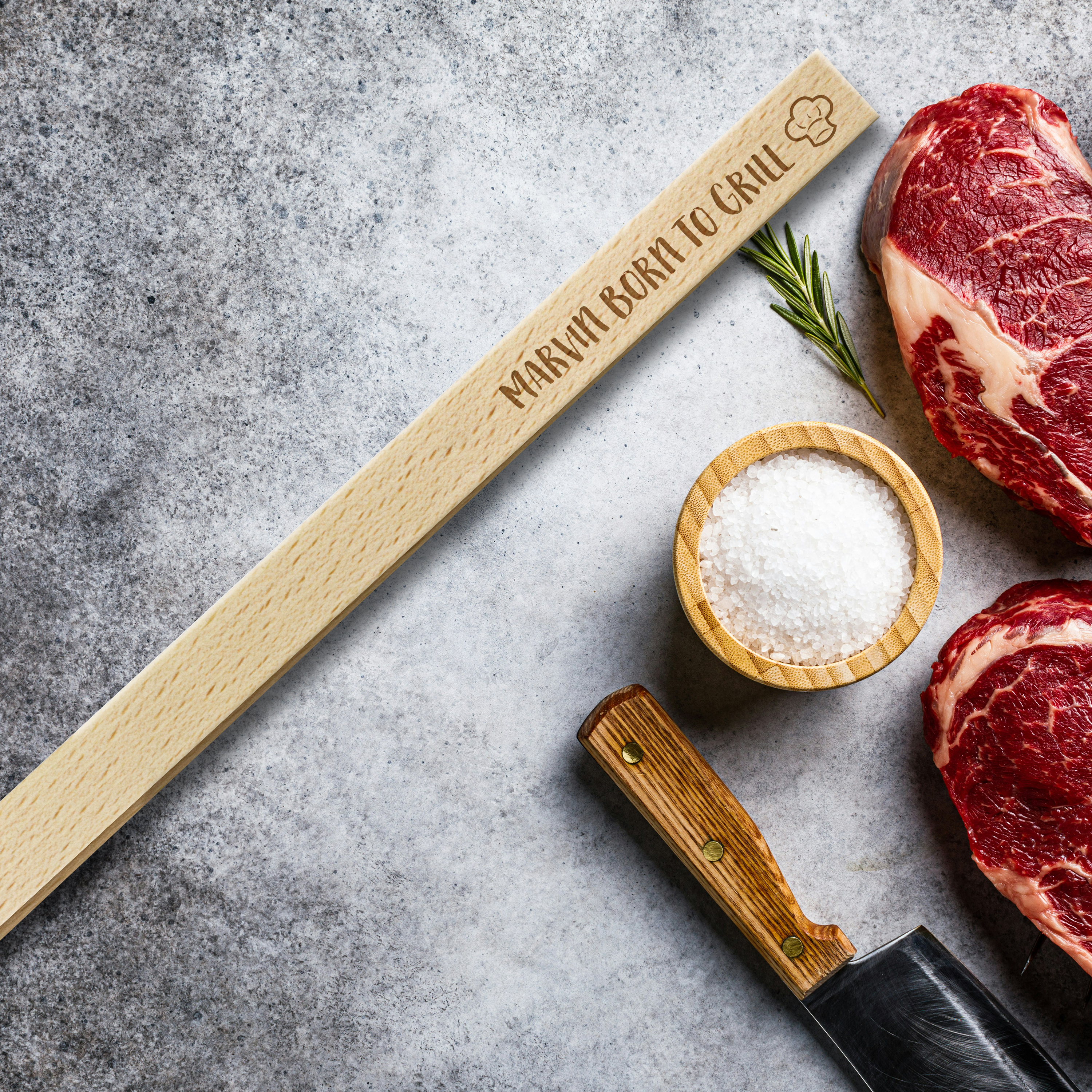 Holz-Grillzange - Standard 5