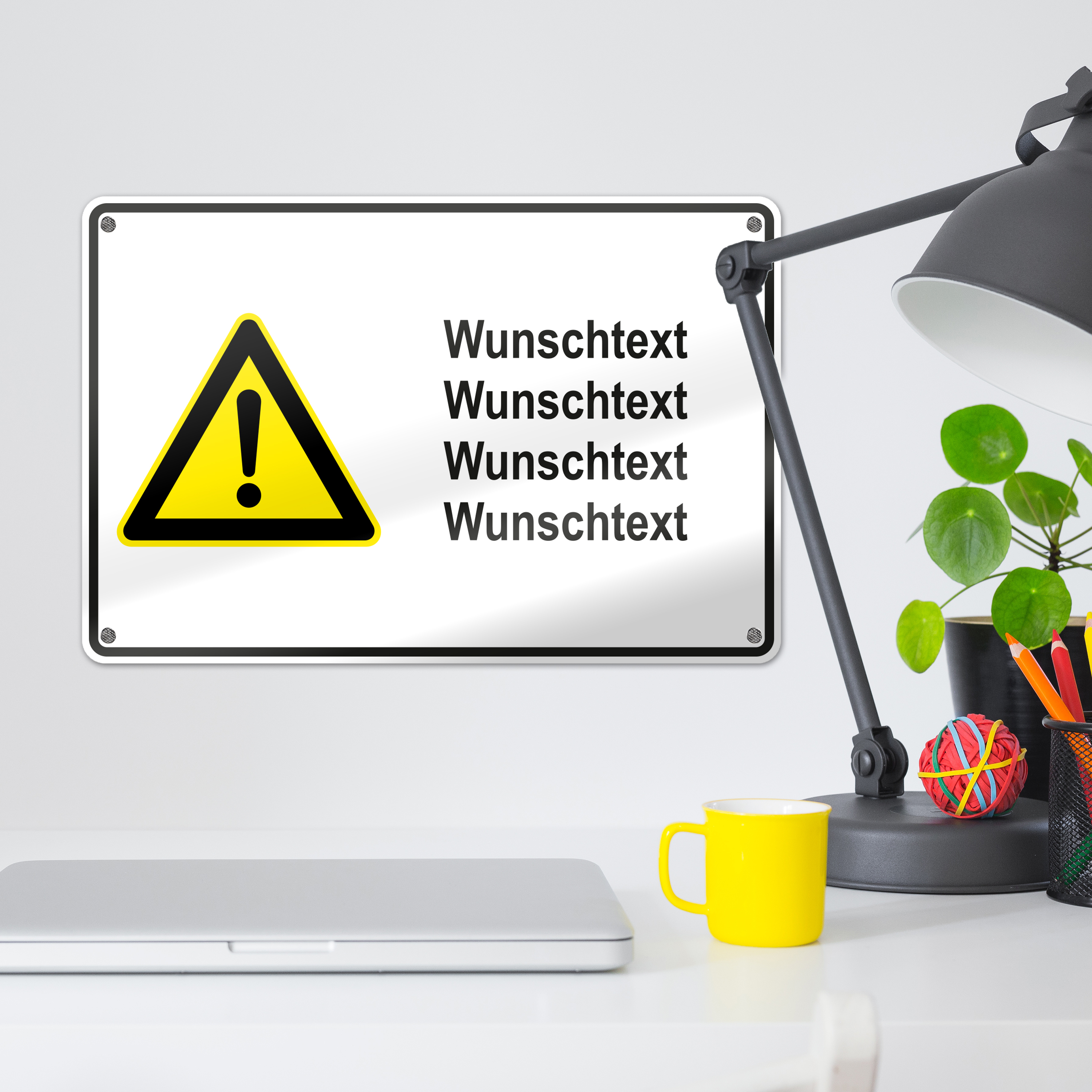 Warnschilder 30 cm x 20 cm Blechschild 5