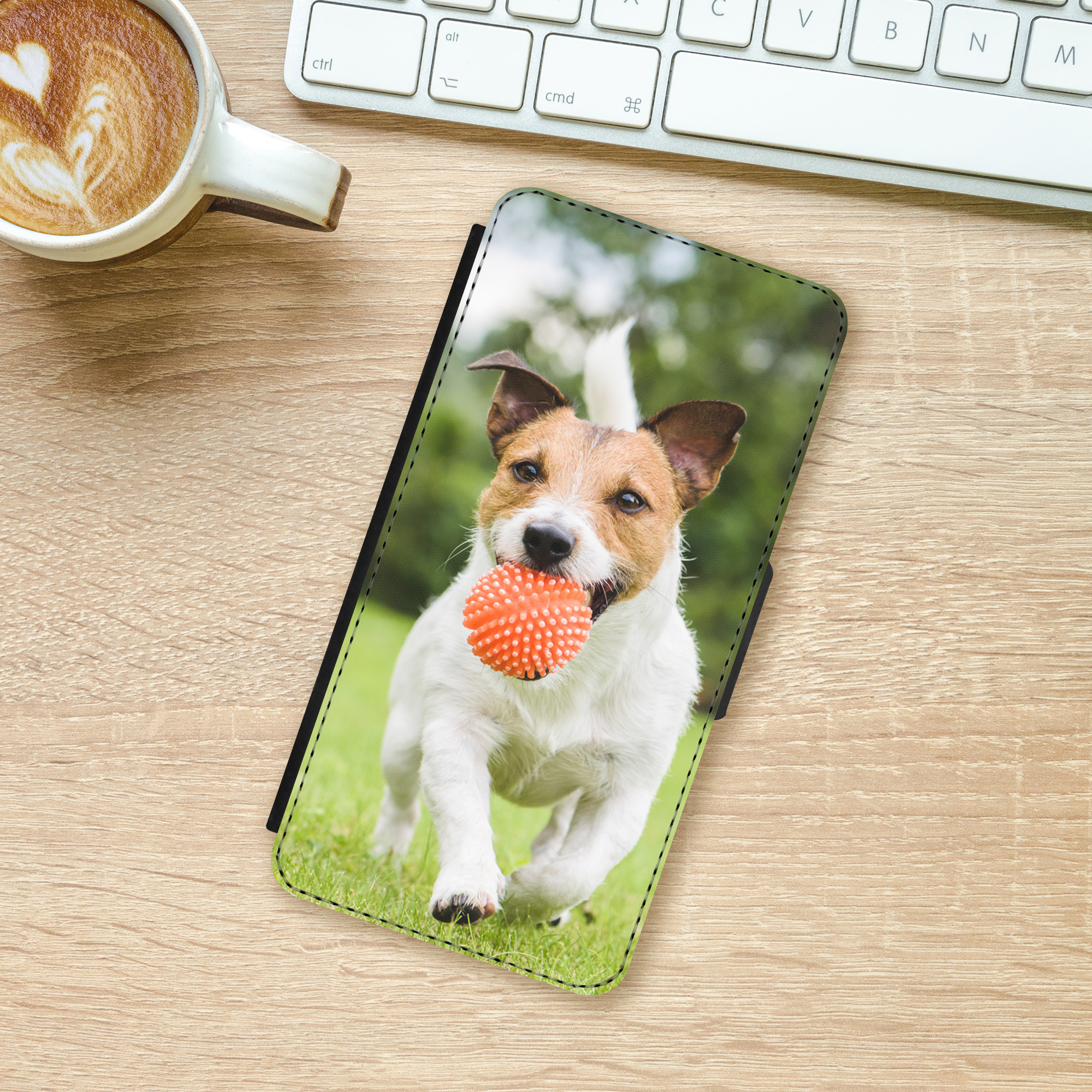 iPhone 8 schwarz Flipcase 4