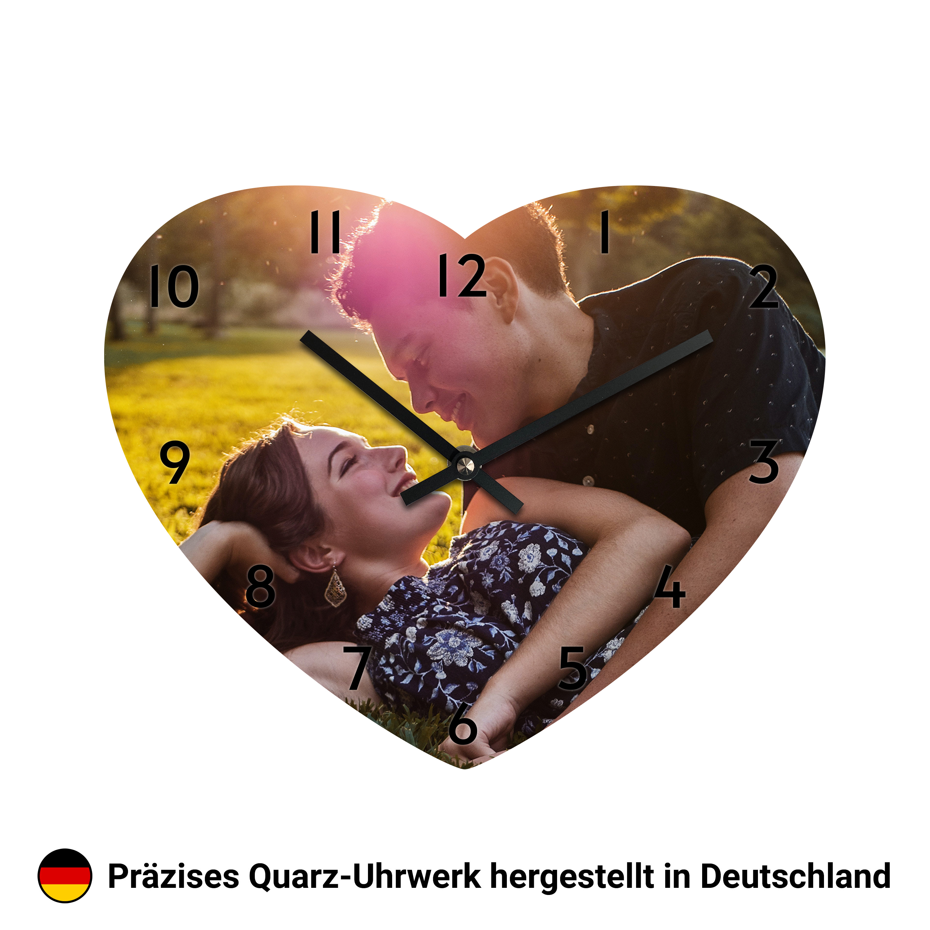 Herzuhr Standard (33,1 x 26,8 cm) PVC Hartschaum 1