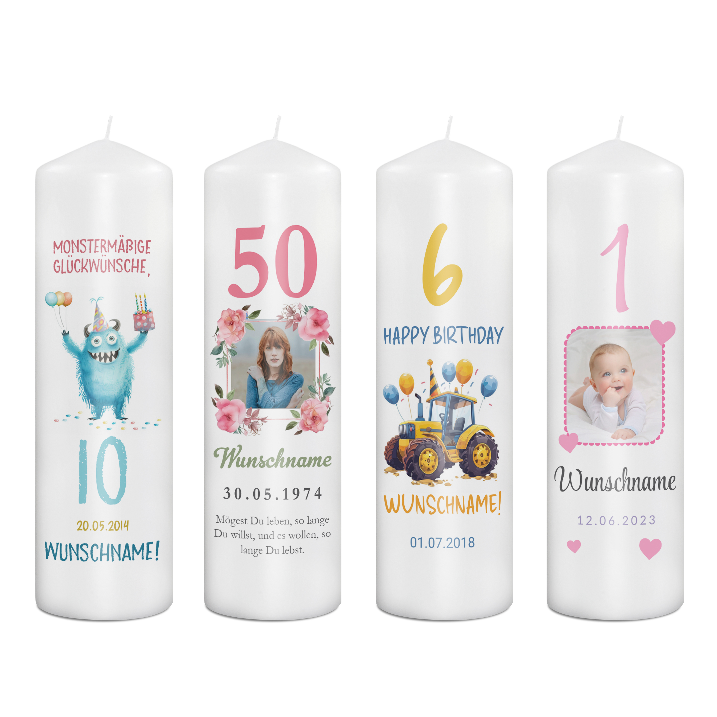 Geburtstagskerze 29 cm 6