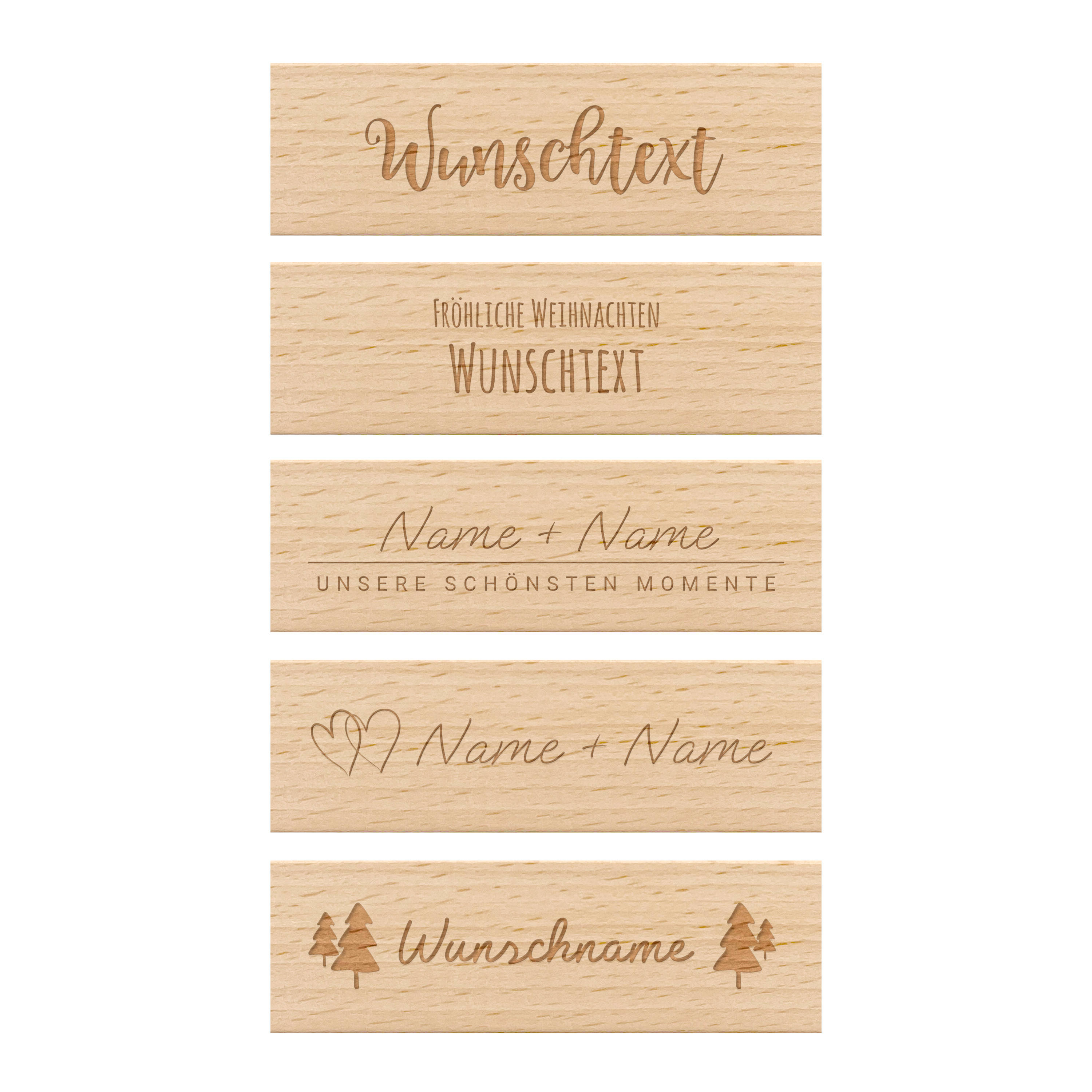 Adventskalender mit Holzaufsteller - Standard 6