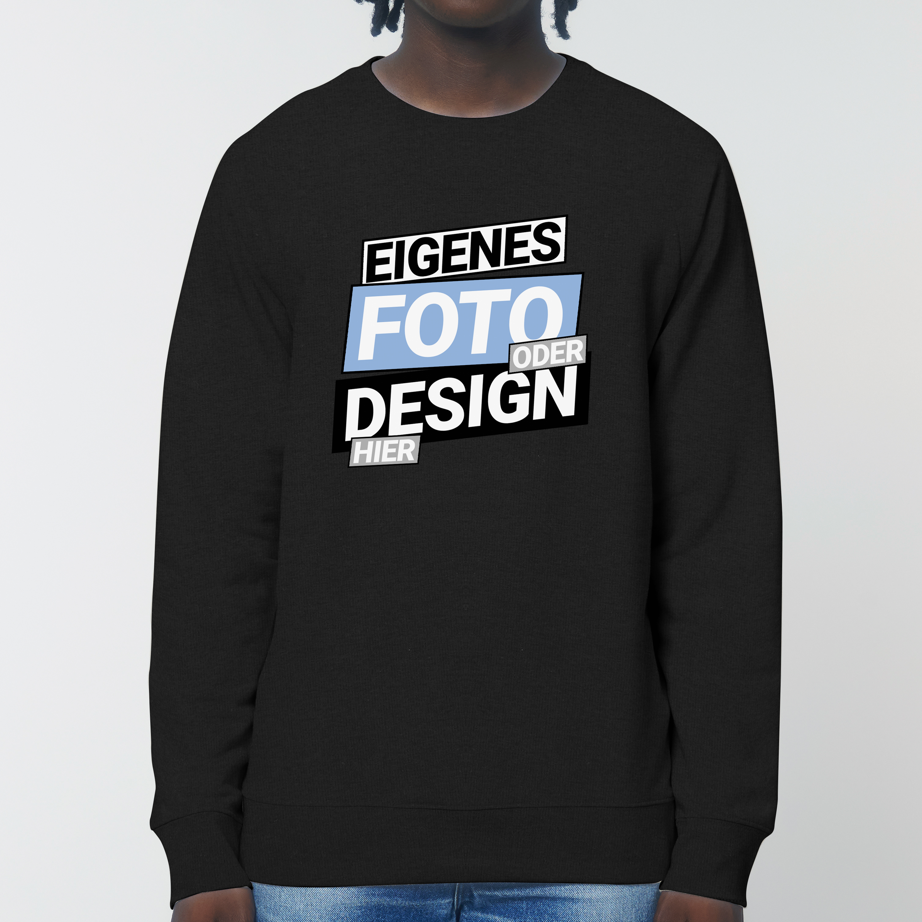 Bio Sweatshirt M Schwarz 5