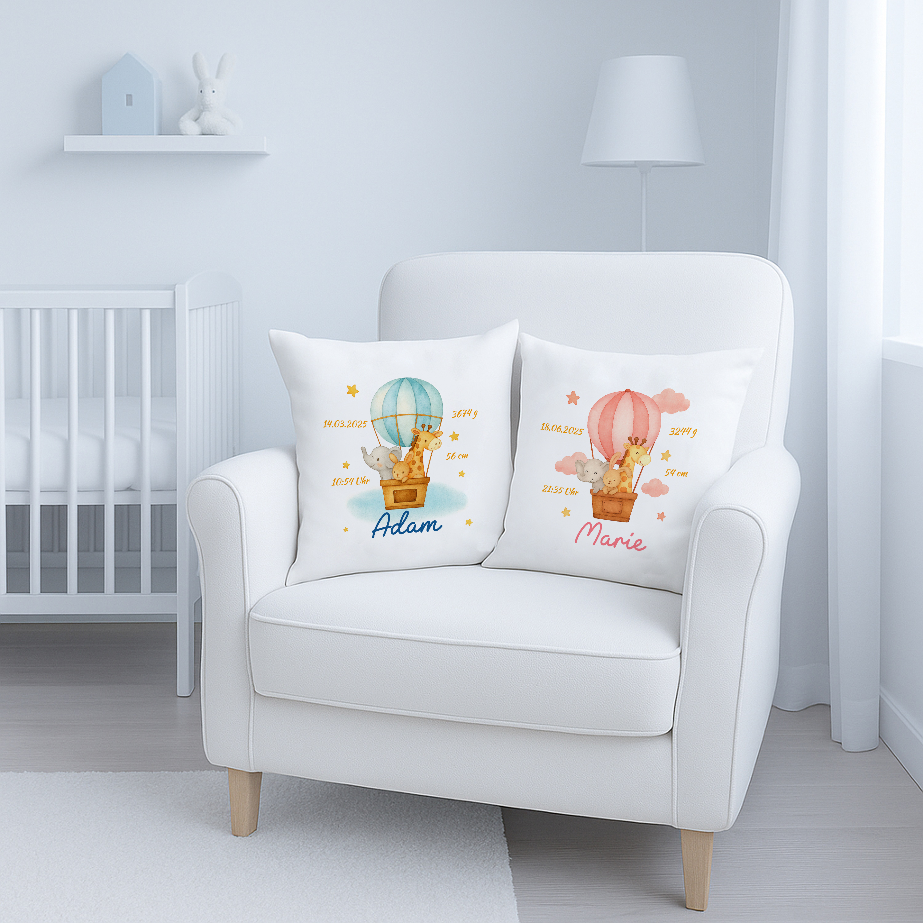 Geburtskissen Naturweiß 7