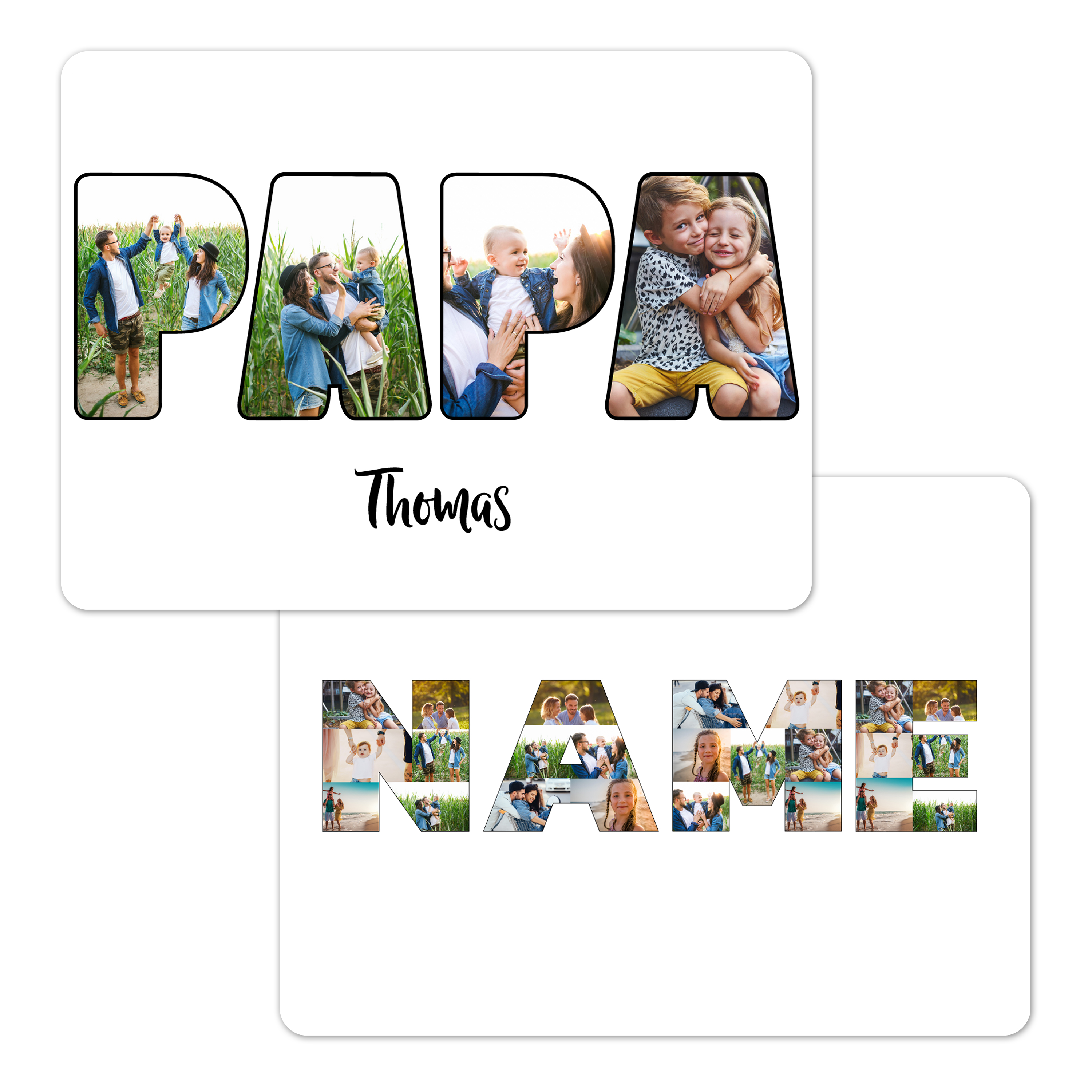 Collagen-Tischset weiß 1