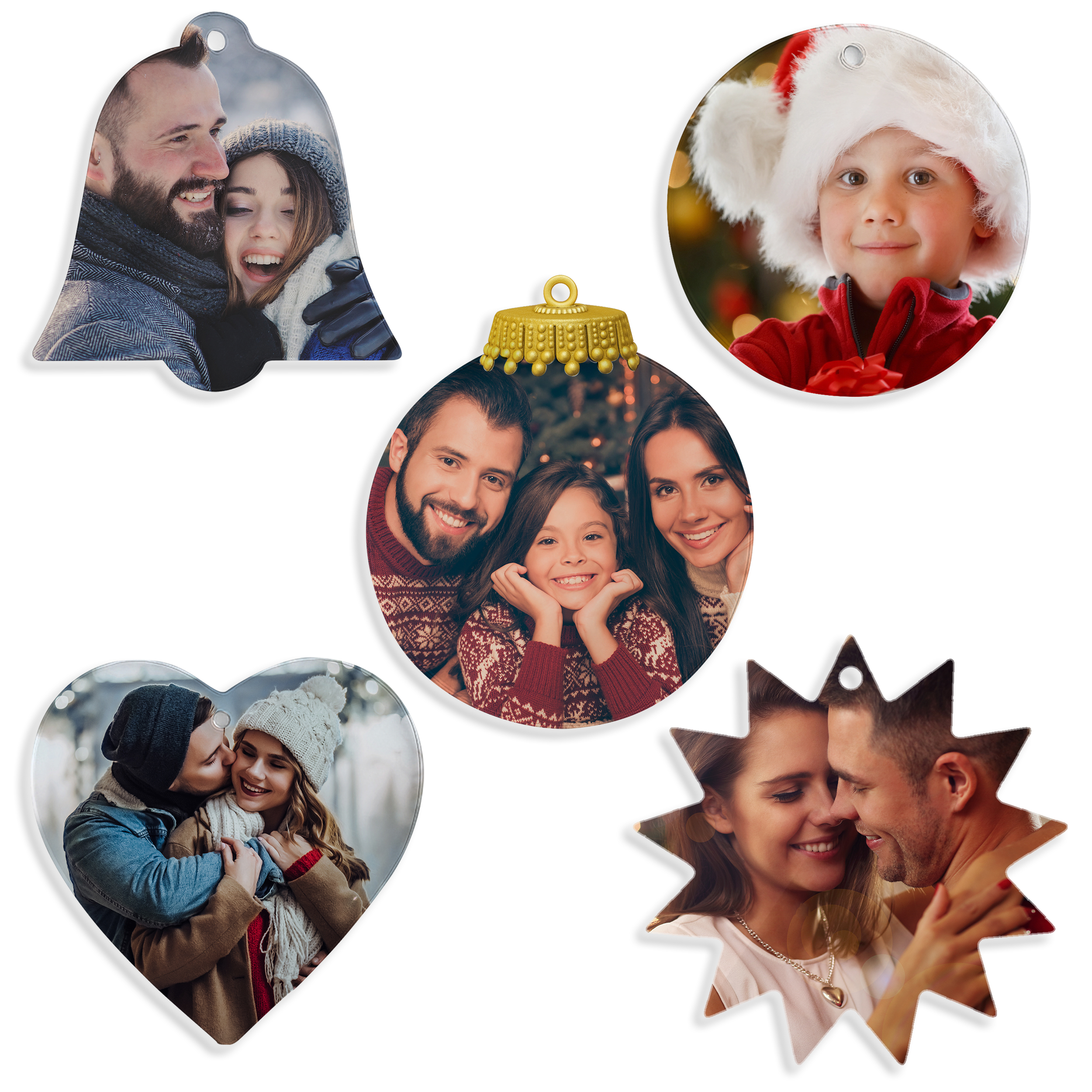 Weihnachtsbaumanhänger Kreis (Aufhänger) 5