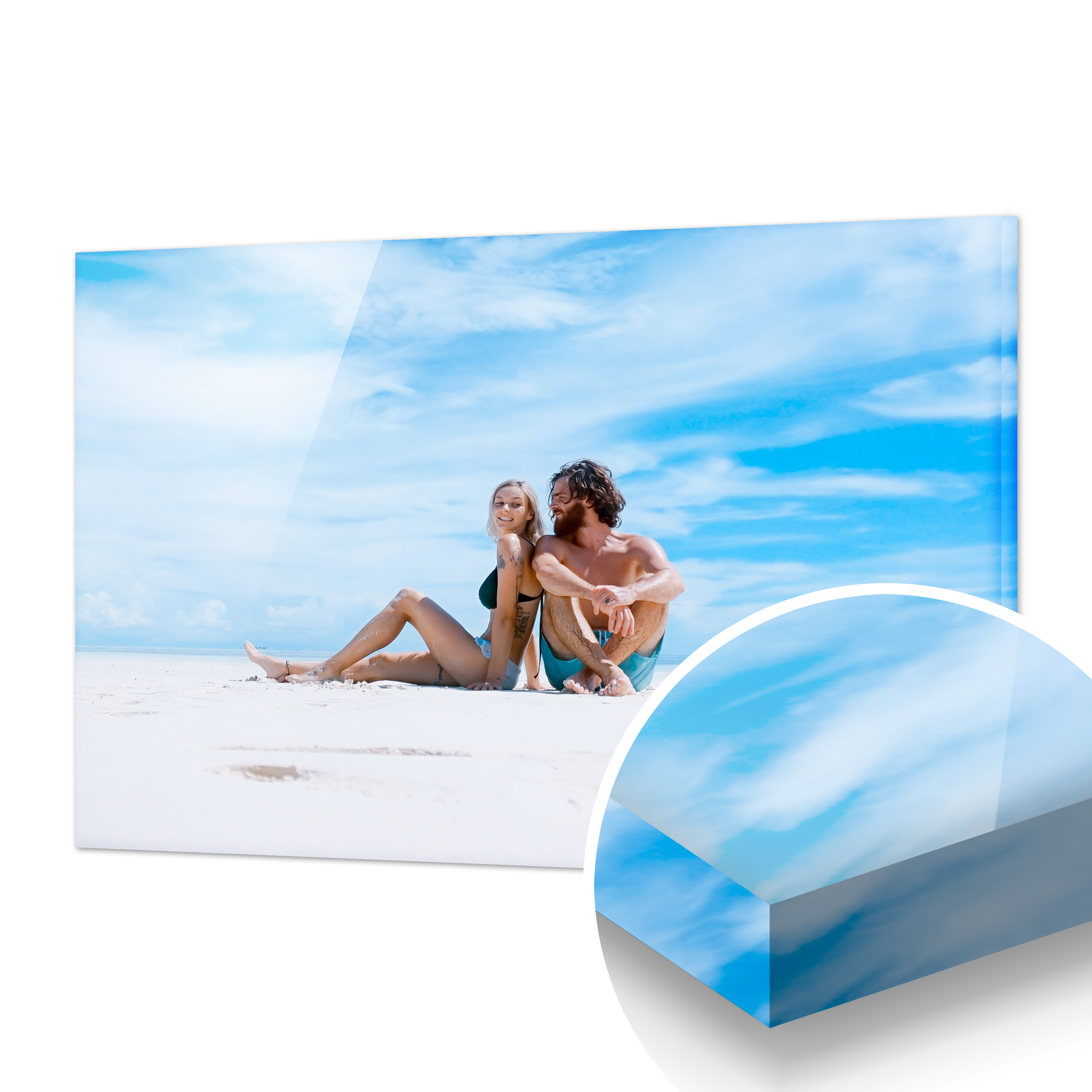 Foto hinter Acrylglas Acrylglas 3 mm 14,85 x 10,5 cm (DIN A6) 1