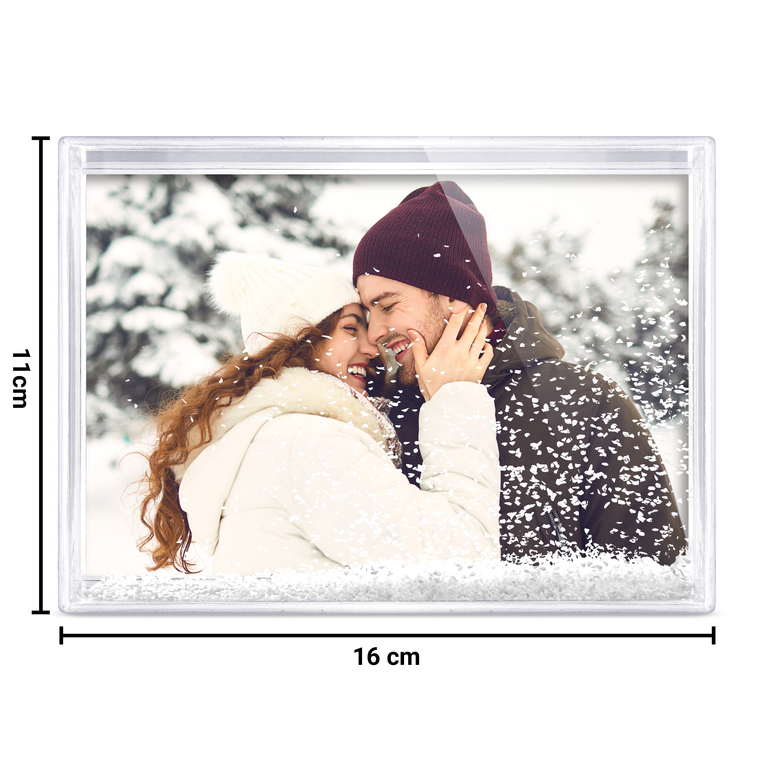 Schüttelrahmen Schnee 2