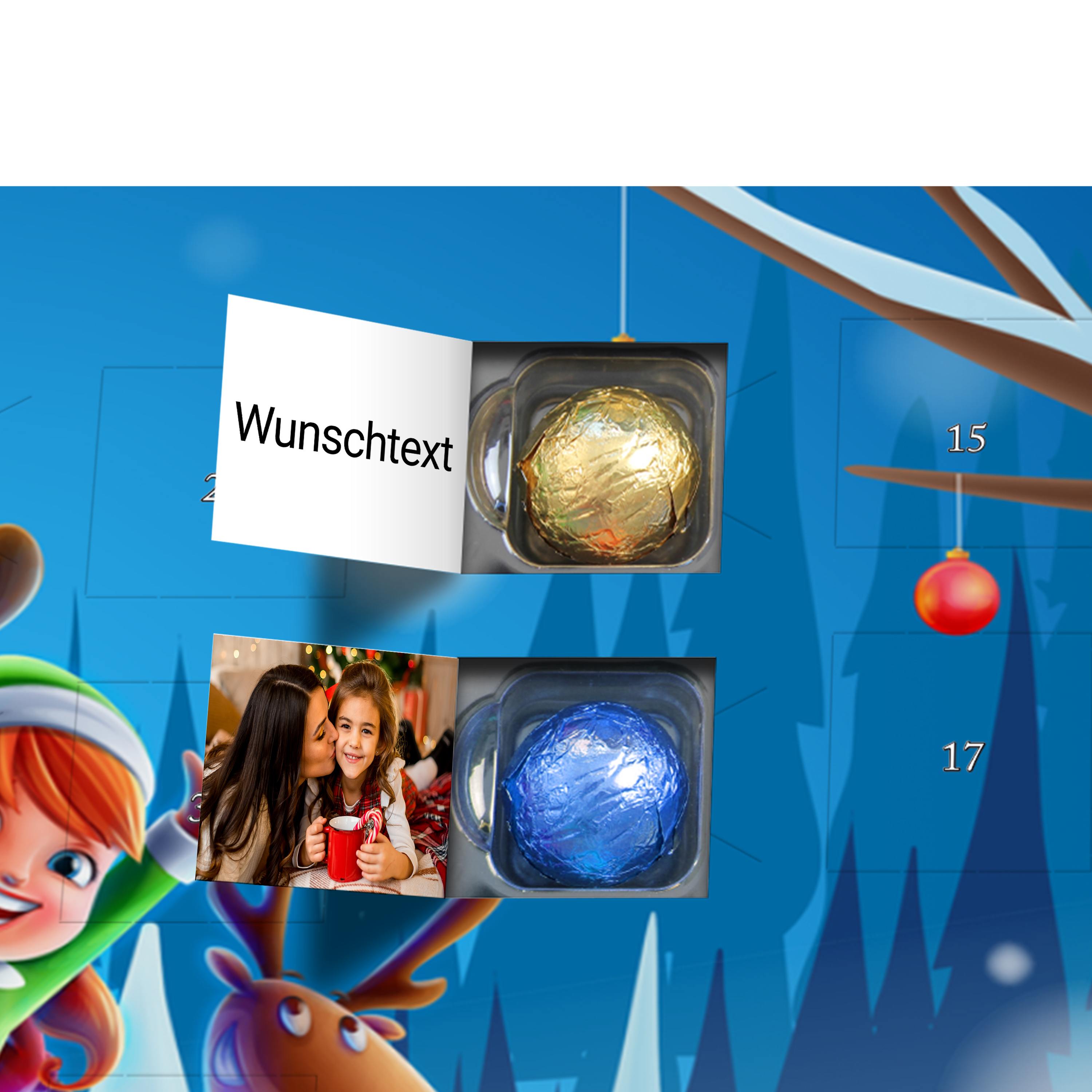 Namens-Adventskalender Schoko Classic 2