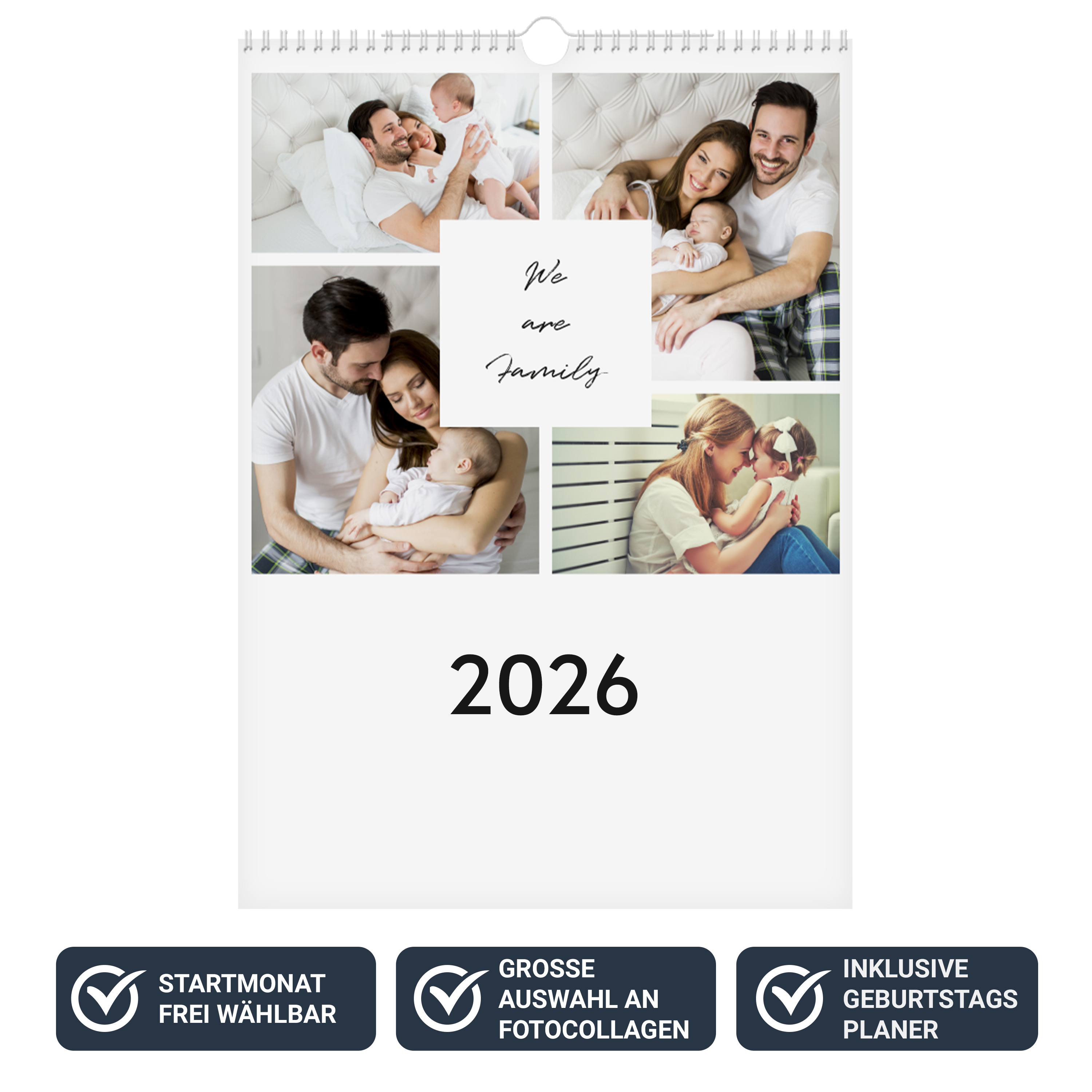 Wandkalender hoch DIN A3 1