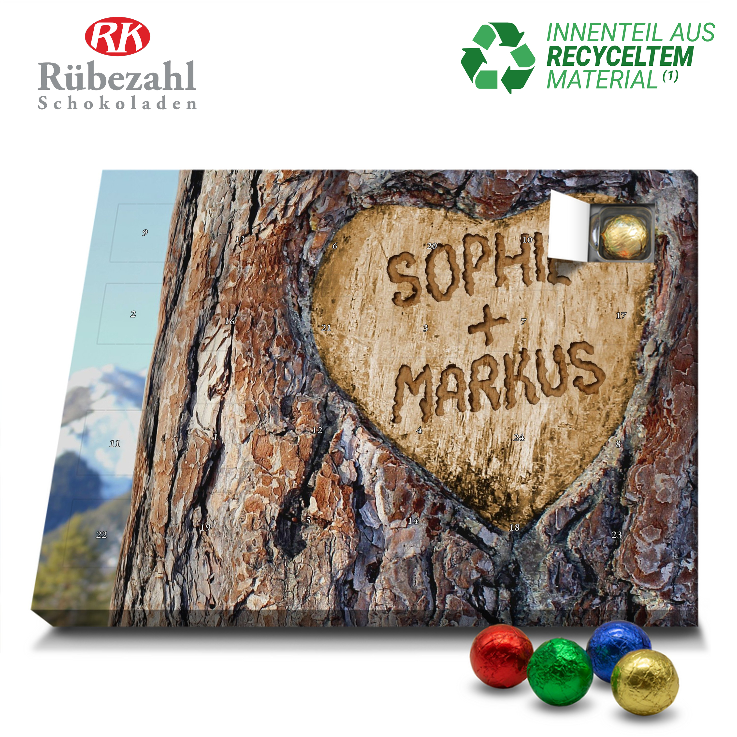 Partner-Adventskalender Schoko Classic 1