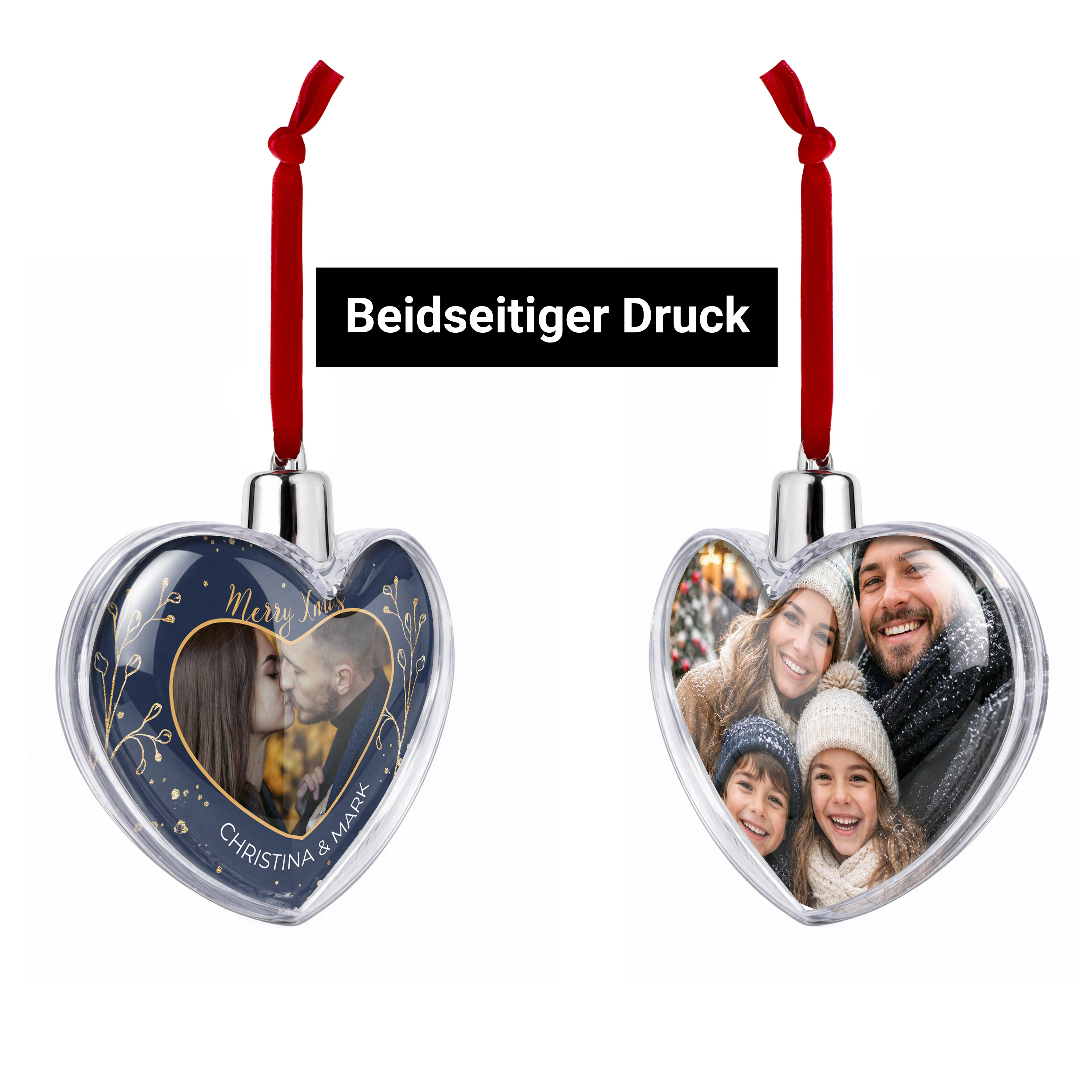 Herz-Weihnachtskugel - Standard 2