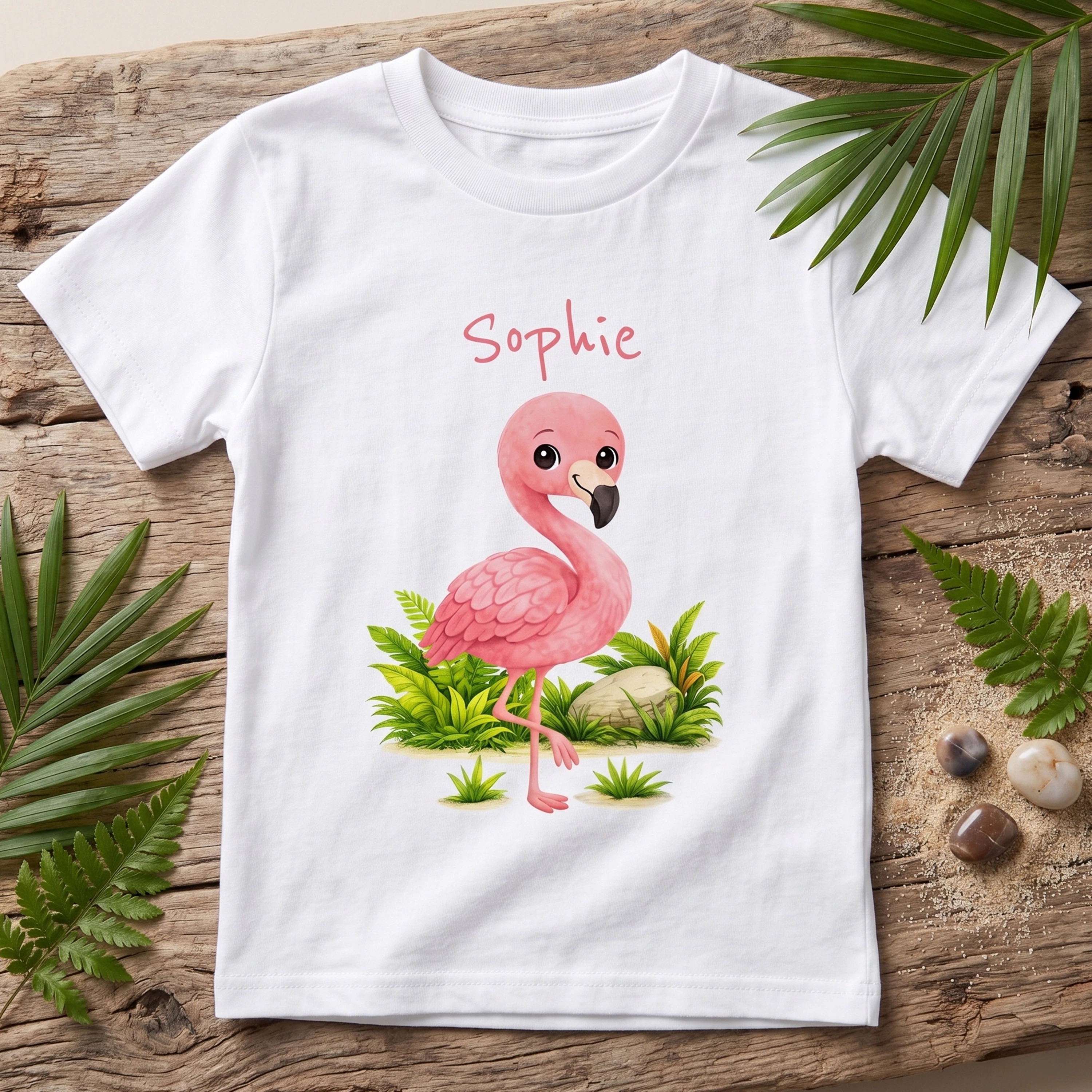 Kinder Bio T-Shirt 98/104 (3-4) Weiß 2