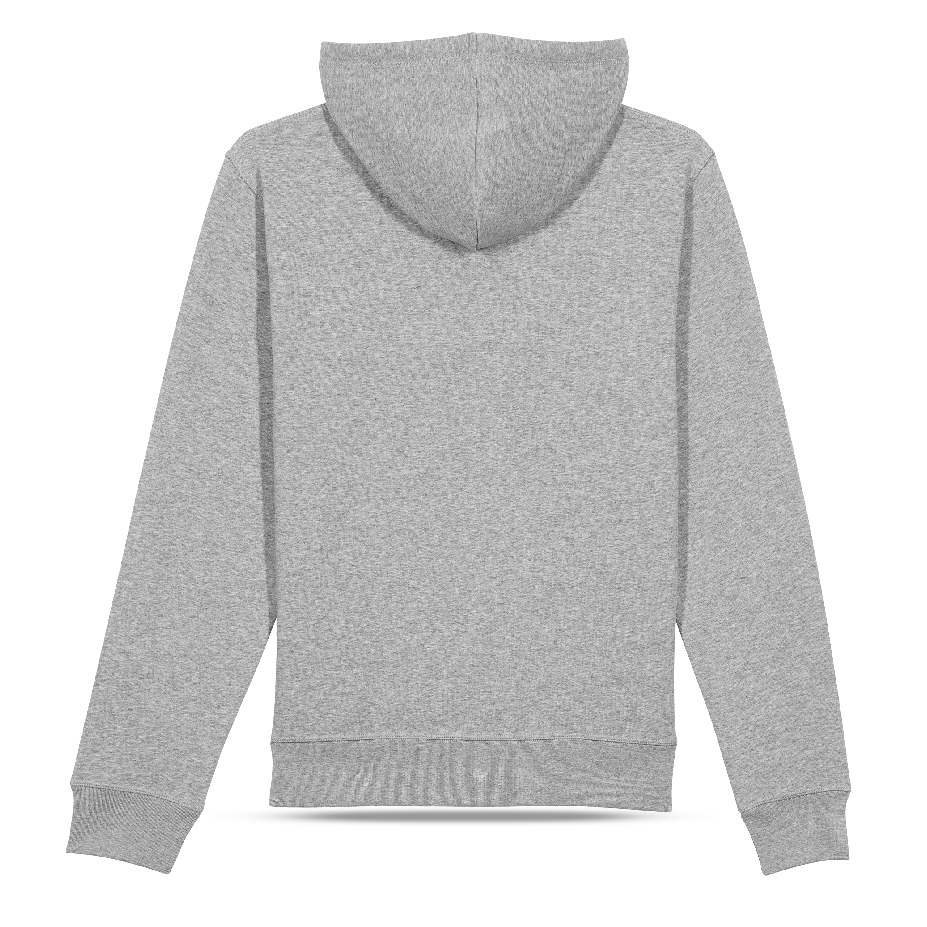 Bio Hoodie „Basic“ M Grau meliert 2