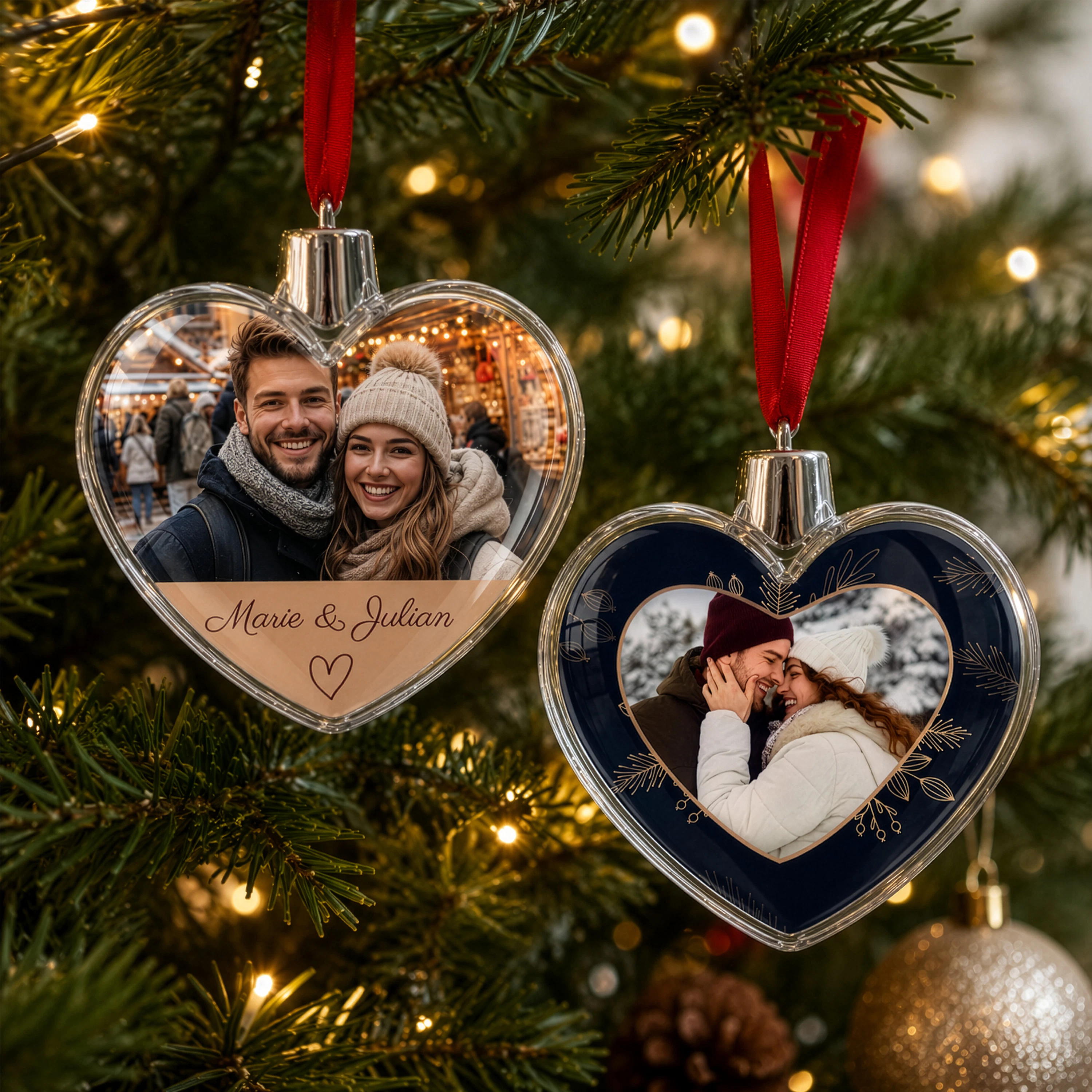 Herz-Weihnachtskugel - Standard 6