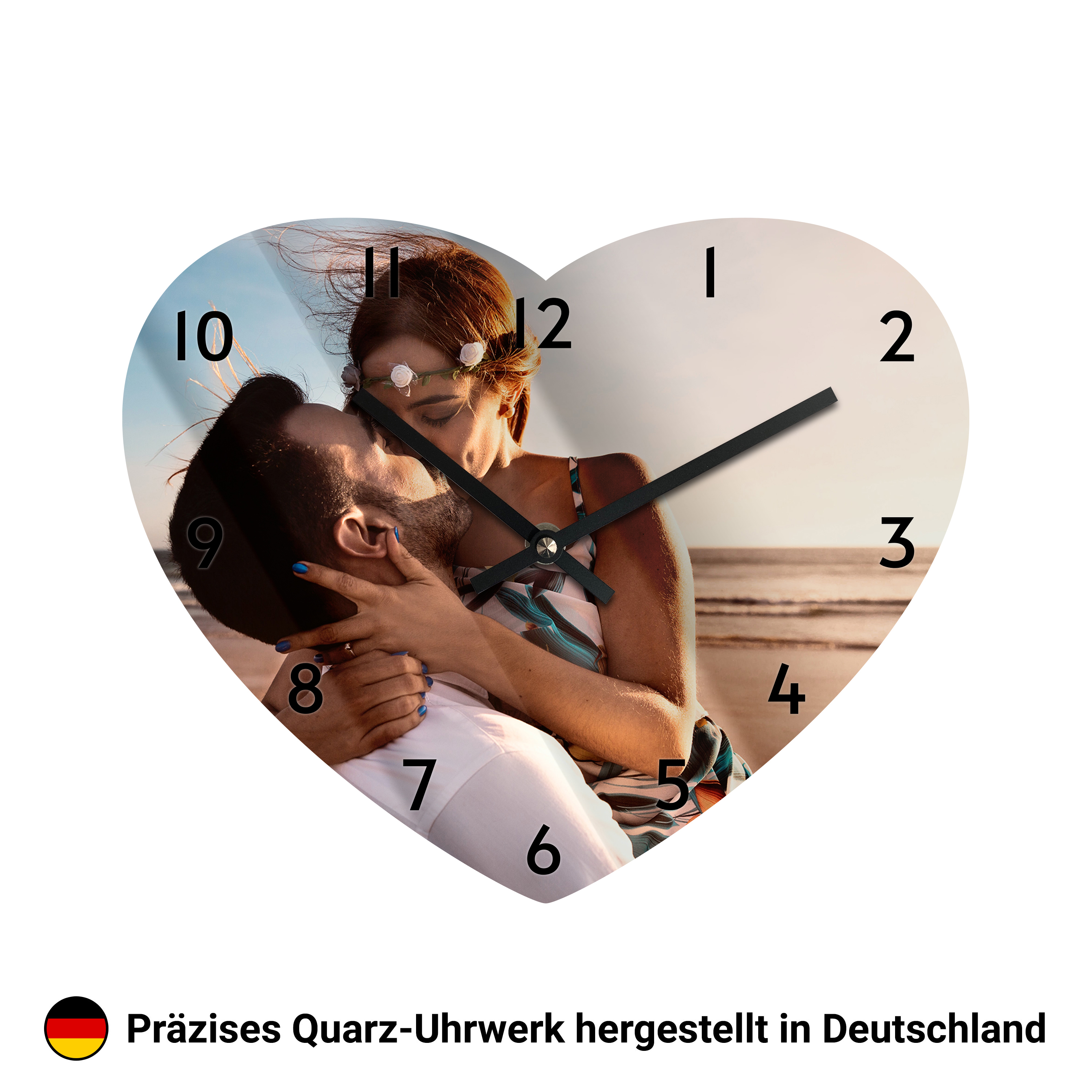 Herzuhr Standard (33,1 x 26,8 cm) Acrylglas 1