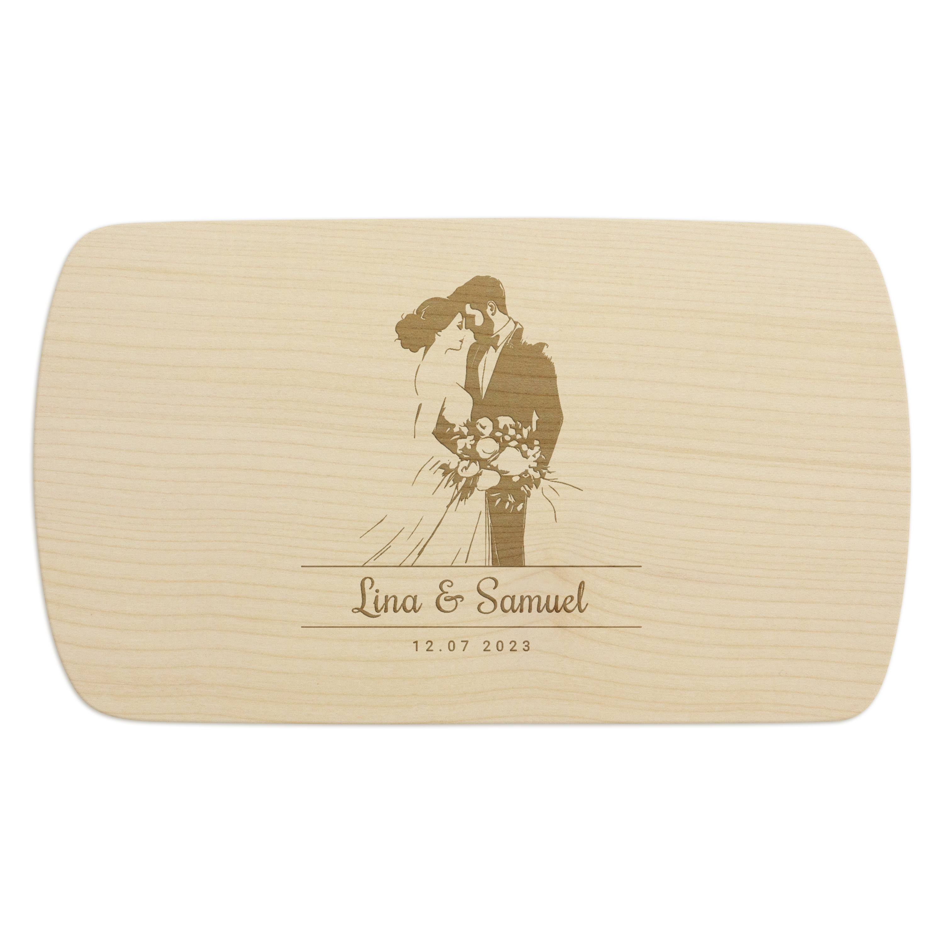 Holz-Frühstücksbrettchen Ahorn 1