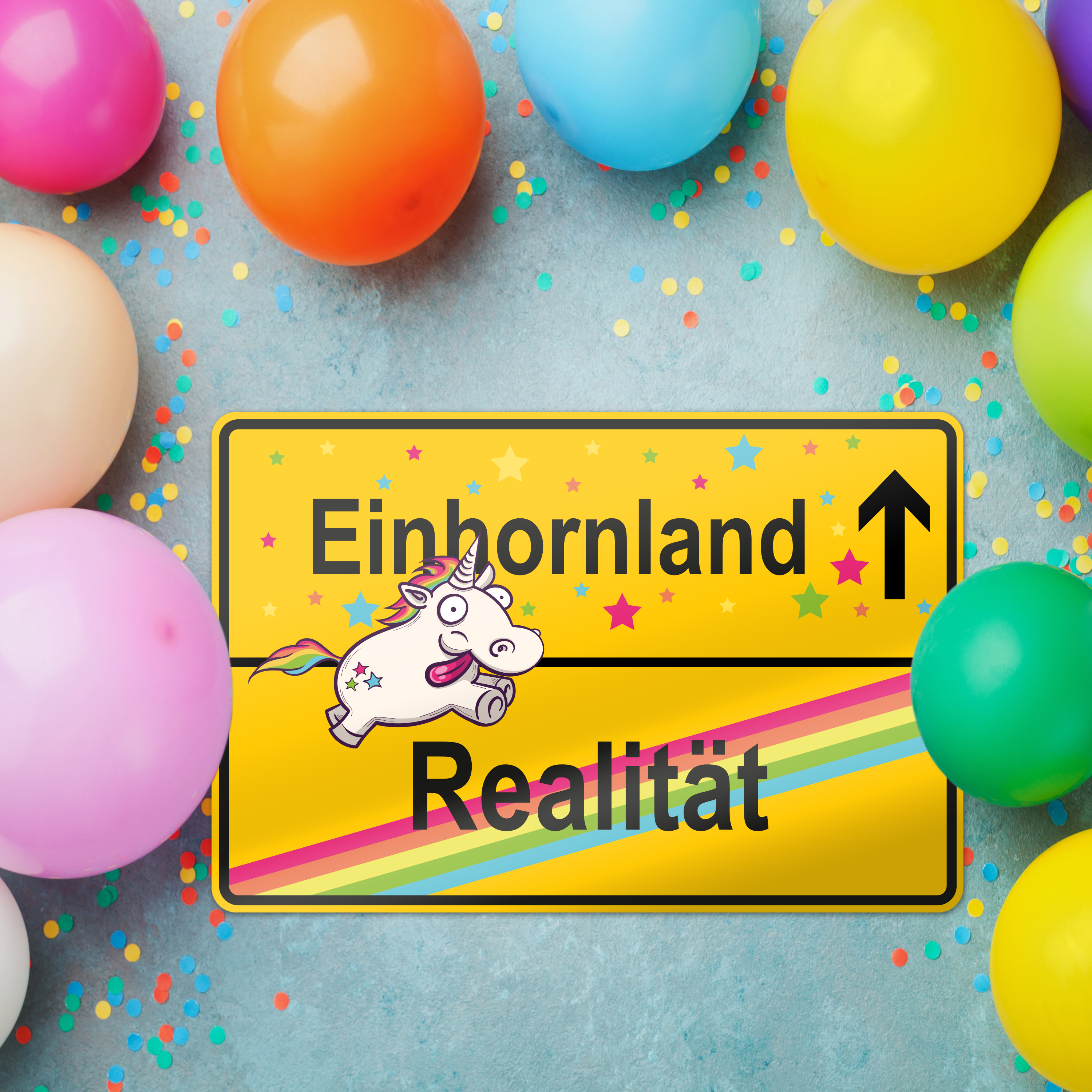 Funschilder 15 cm x 10 cm PVC Hartschaum 5 mm 4