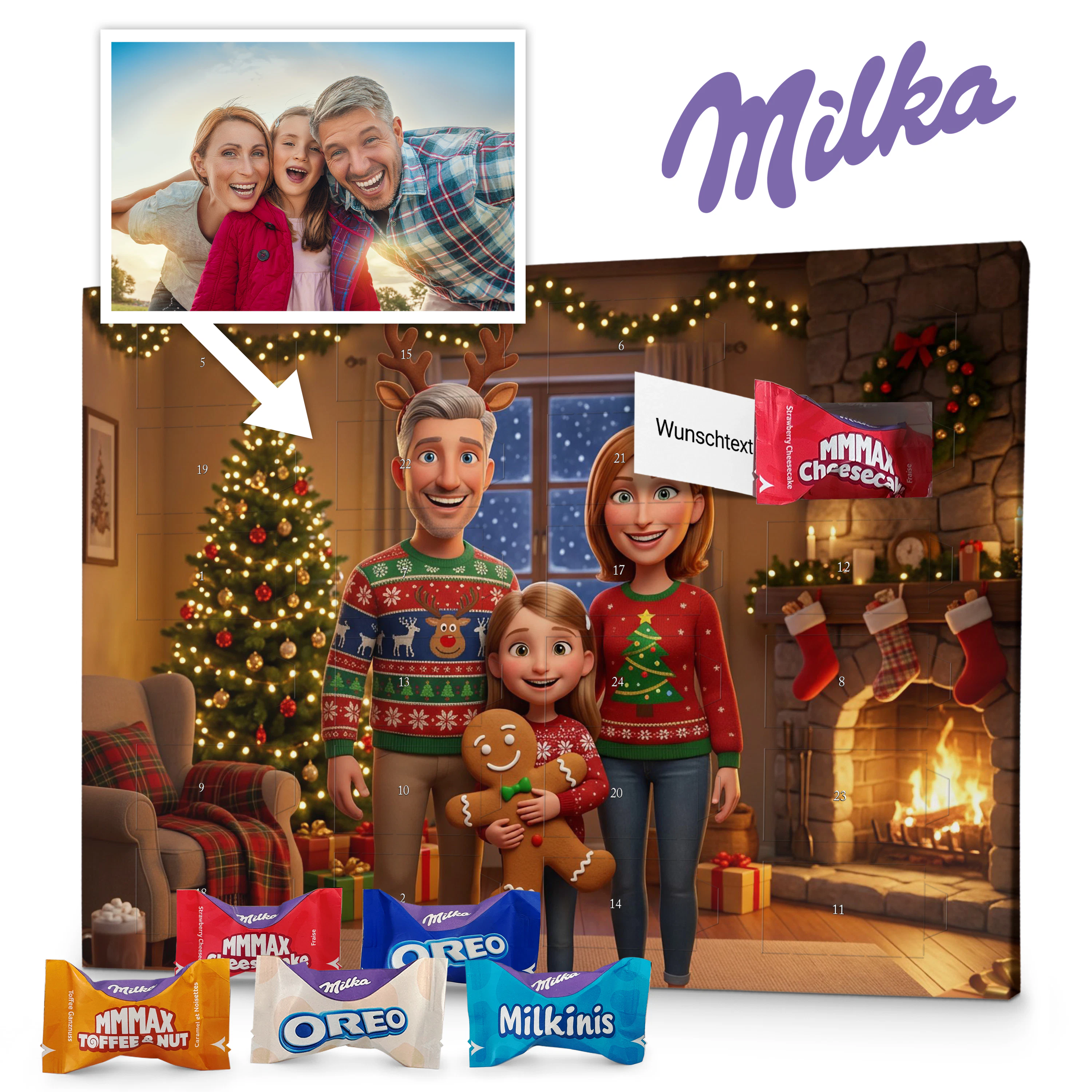 MagicFoto Adventskalender Milka 1