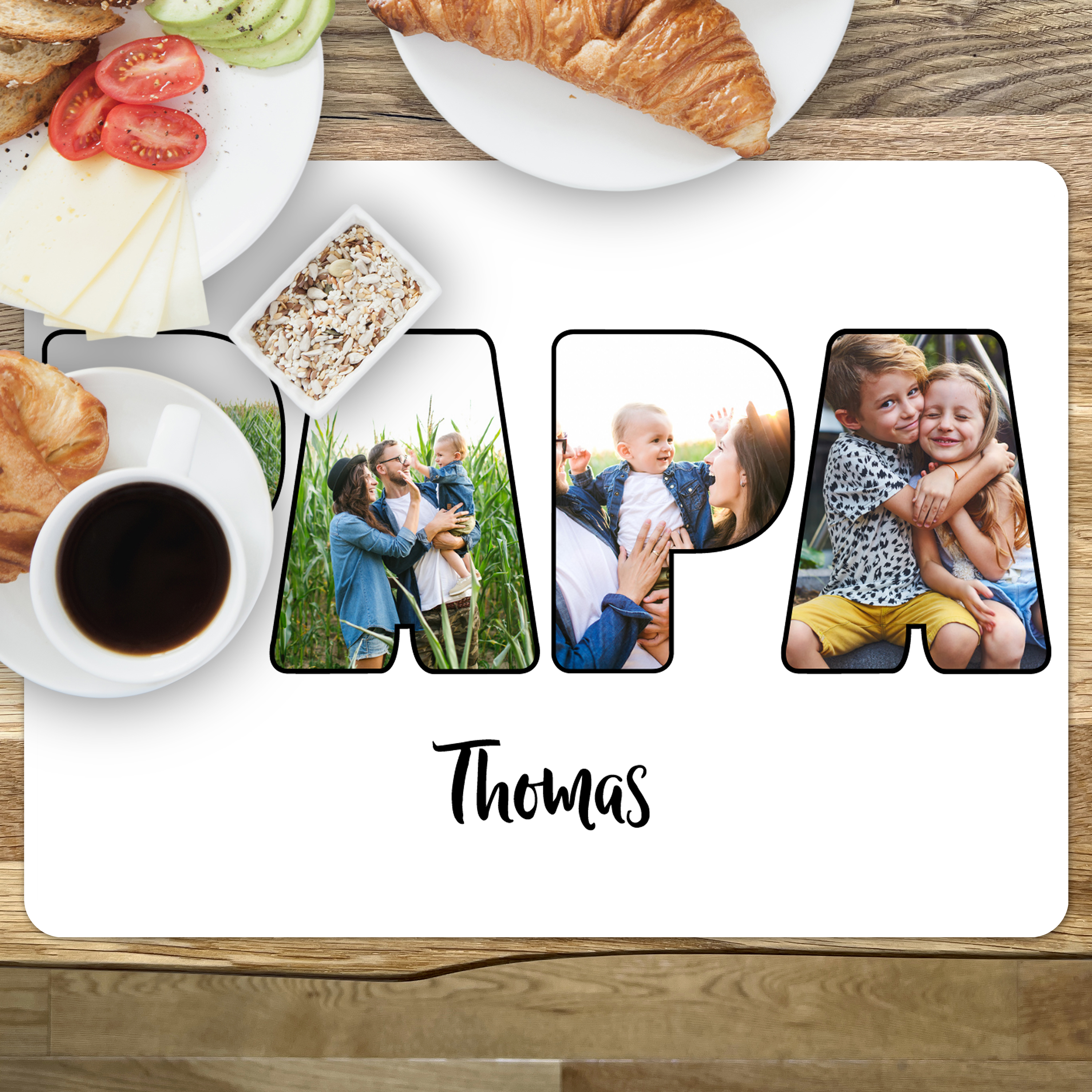 Collagen-Tischset weiß 4