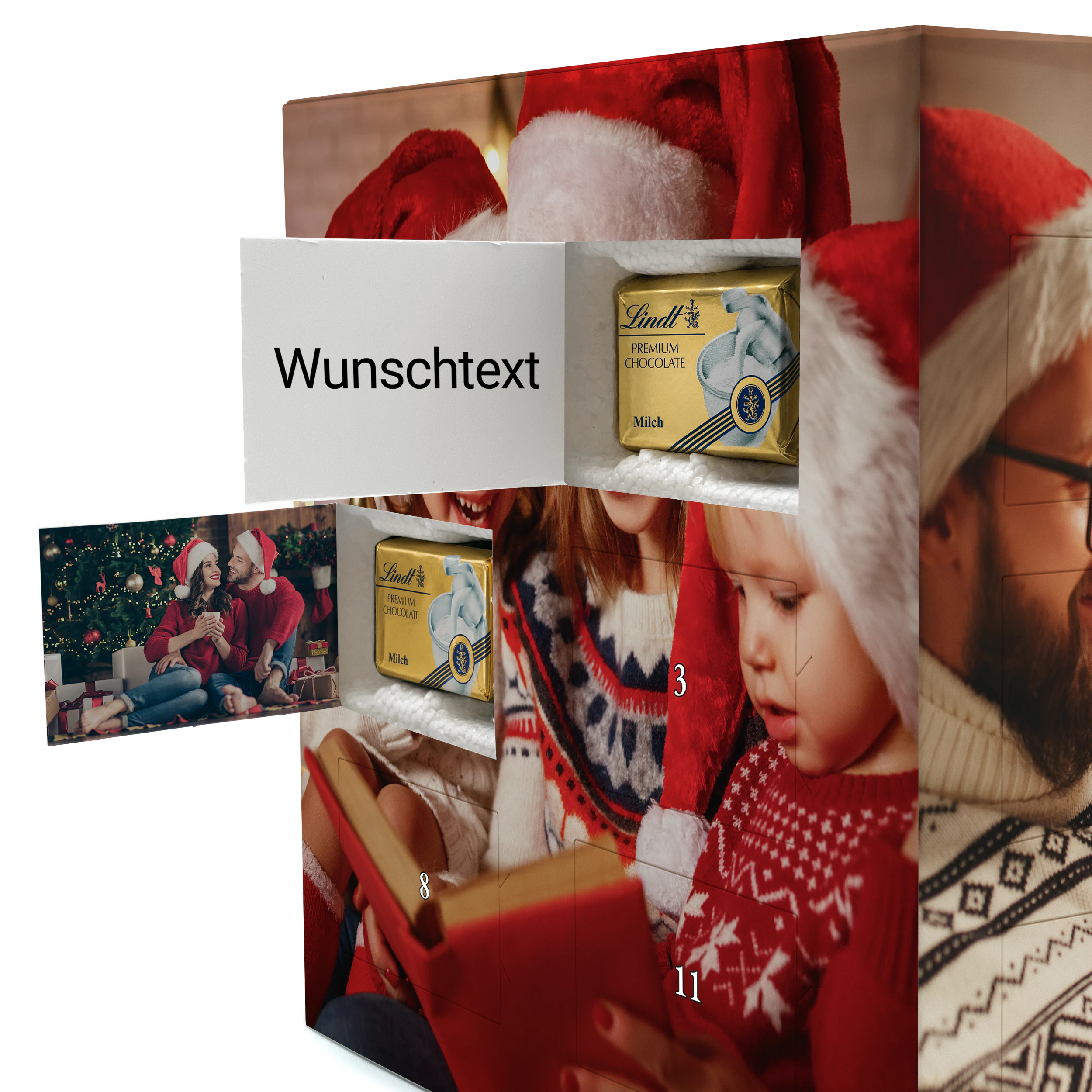 Würfel Adventskalender "Lindt" - Standard 4