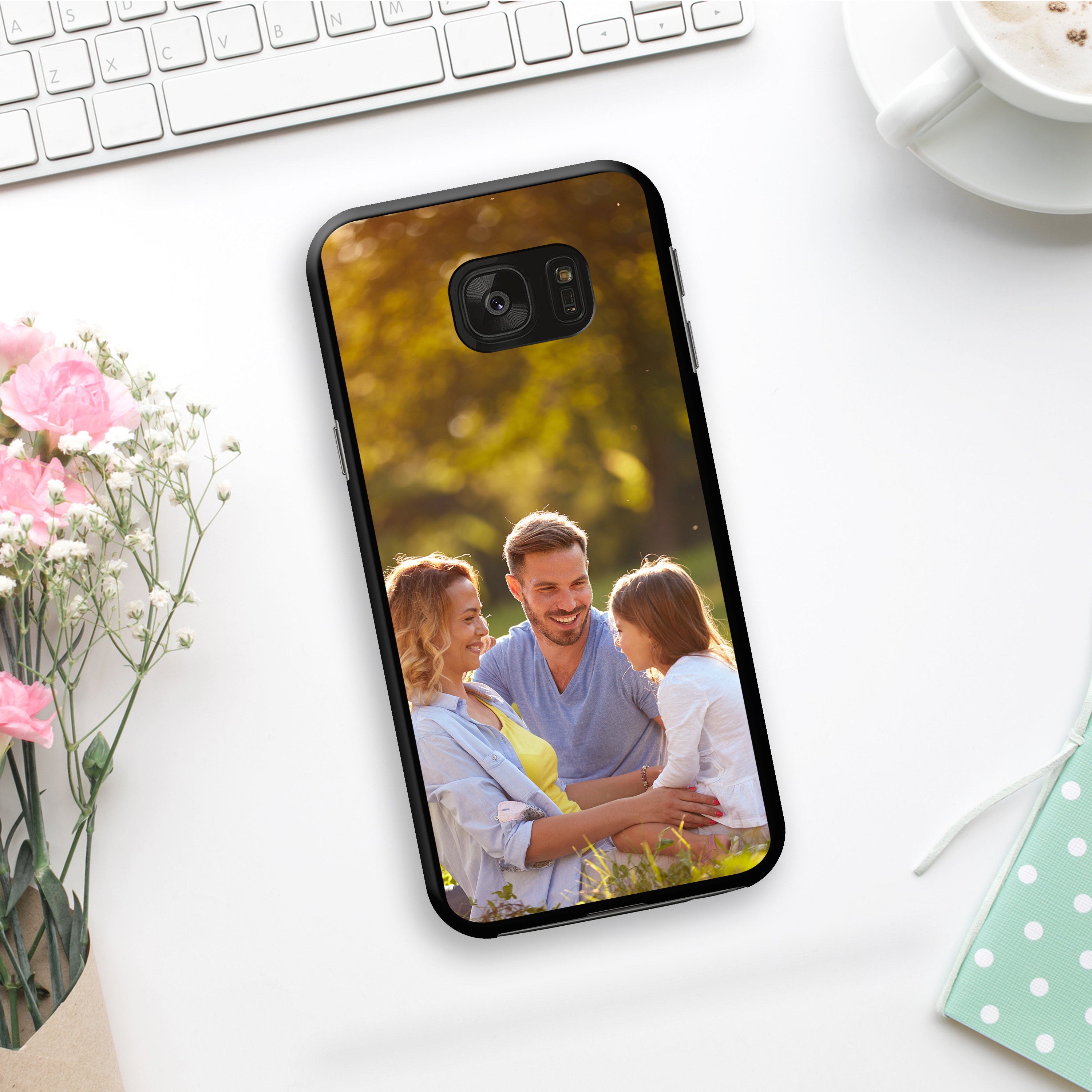 Galaxy S7 edge Hardcase schwarz 2