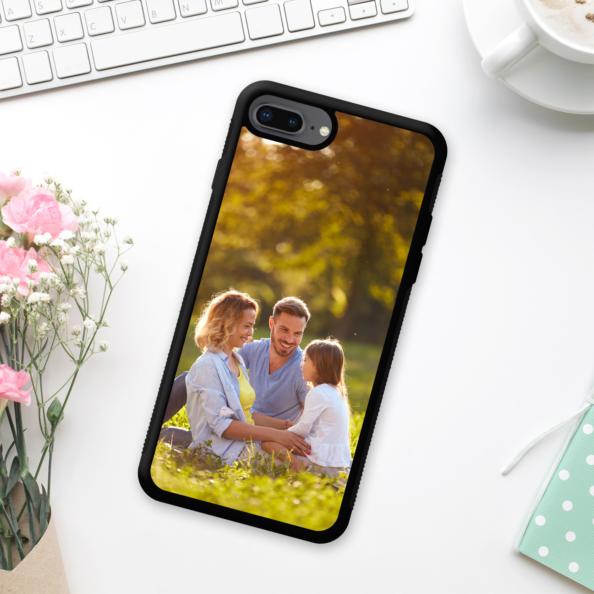 iPhone 8 Plus Softcase schwarz 2