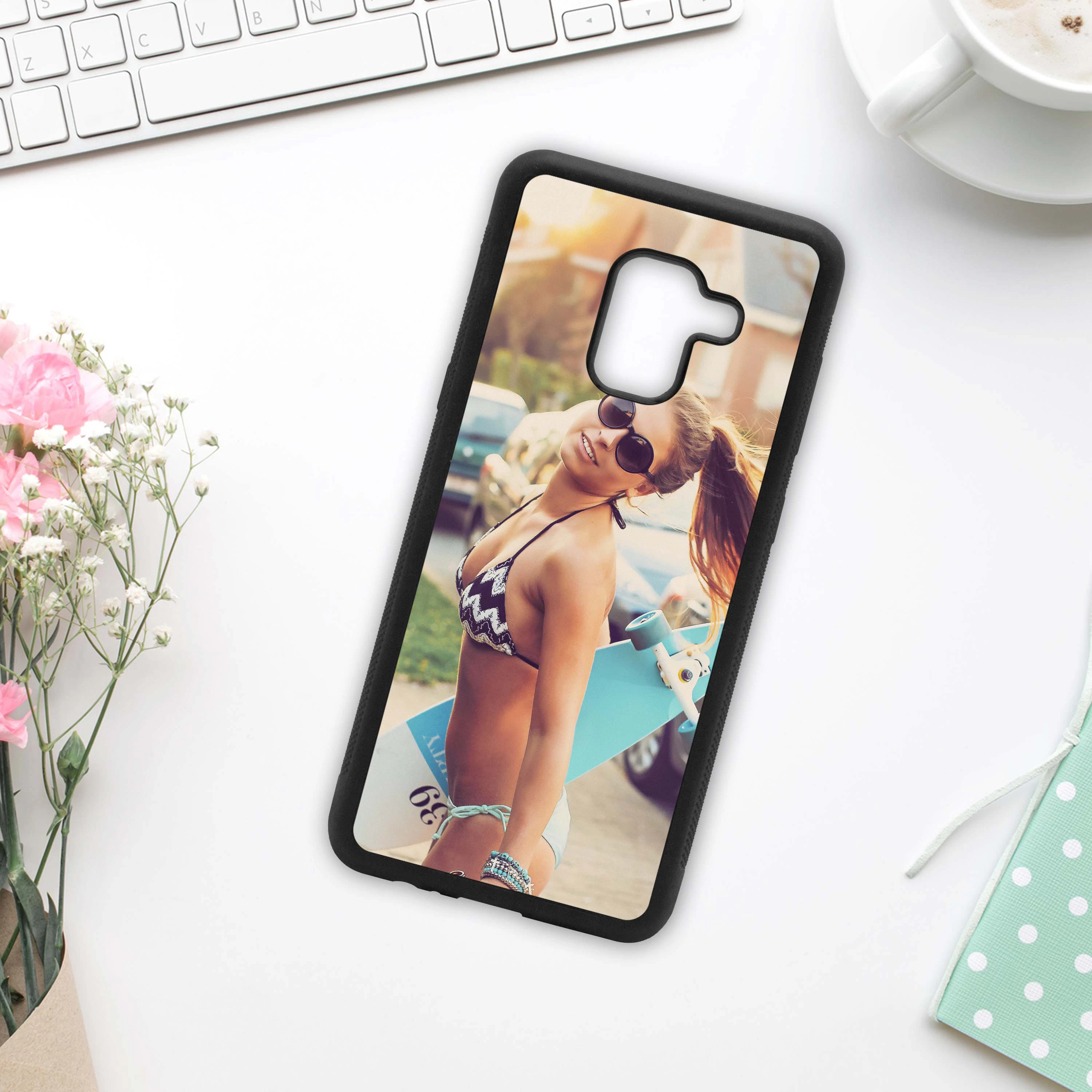 Galaxy A8 (2018) Softcase schwarz 3