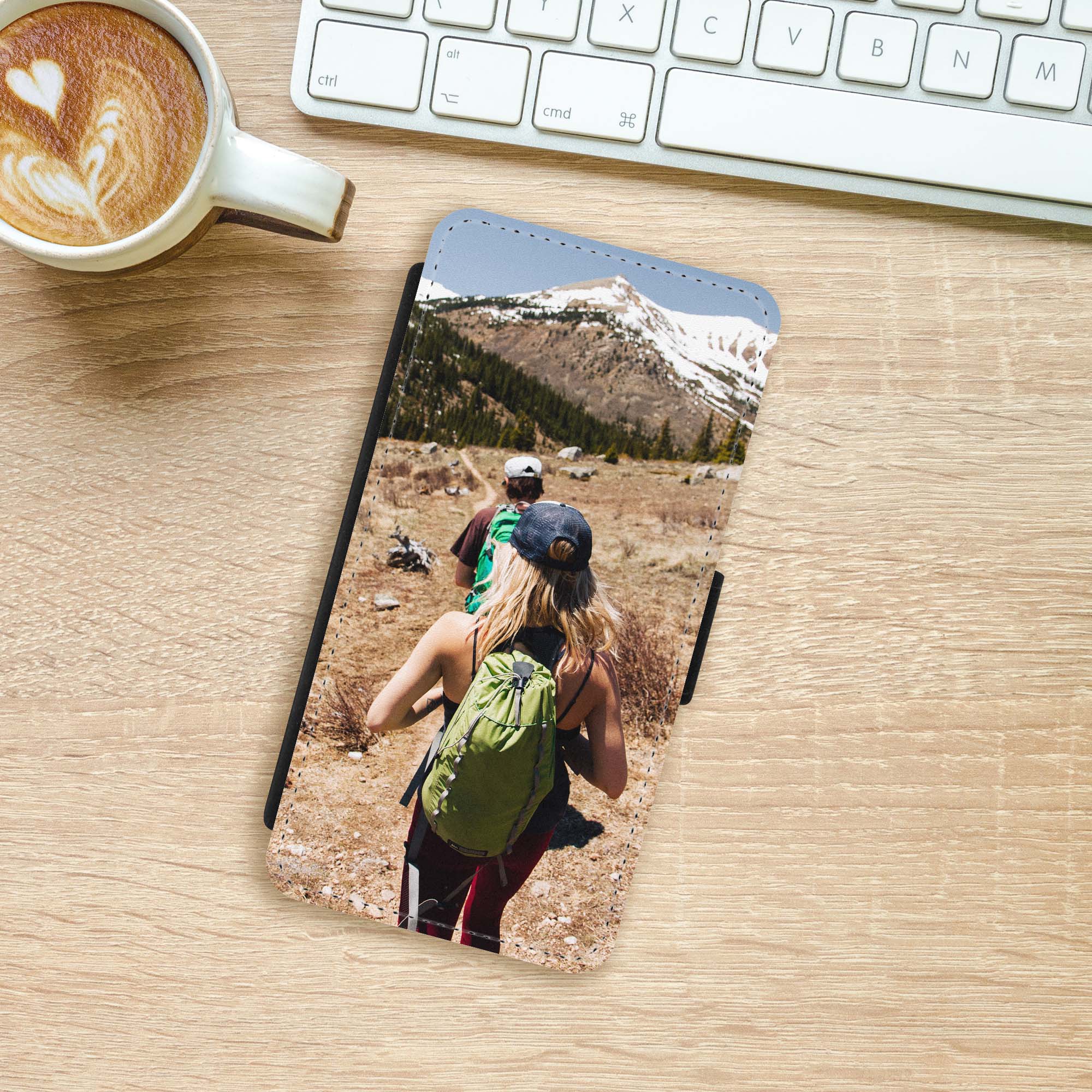 Galaxy A6 (2018) schwarz Flipcase 5