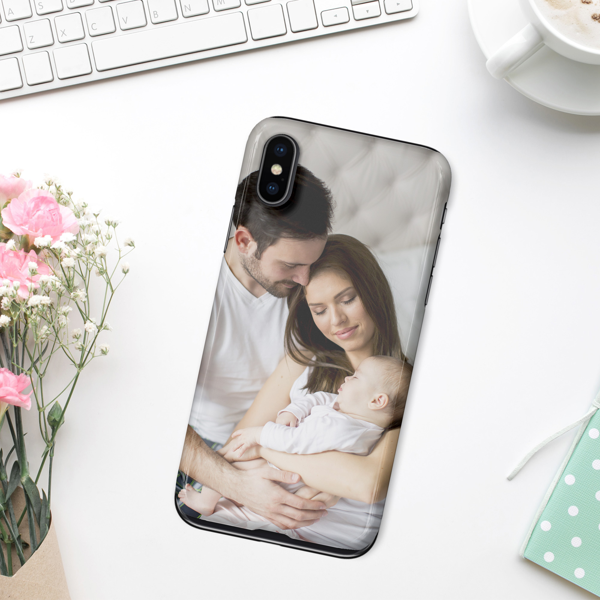 iPhone X weiß Premium Hardcase 3